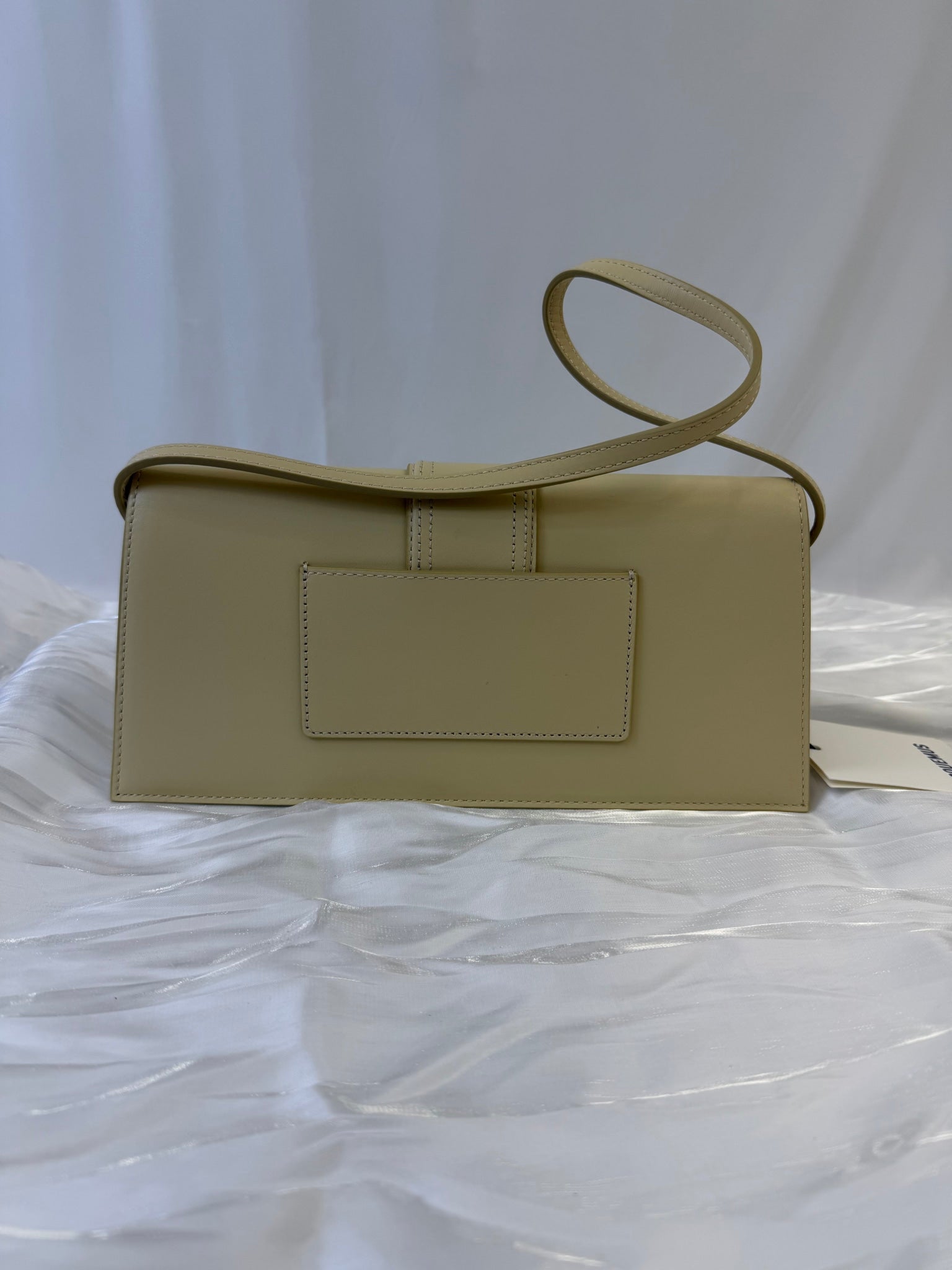 BRAND NEW- Jacquemus Beige Leather Le Grand Bambino Bag