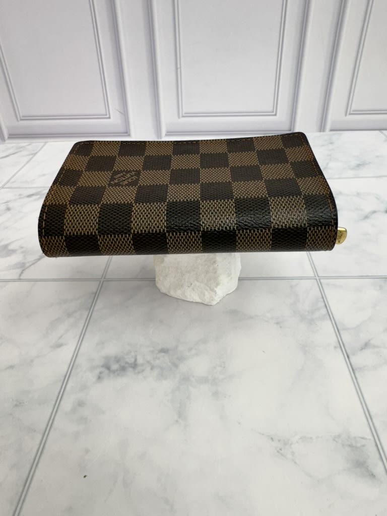 Louis Vuitton Damier Ebene Porte Monnaie Tresor Compact Wallet