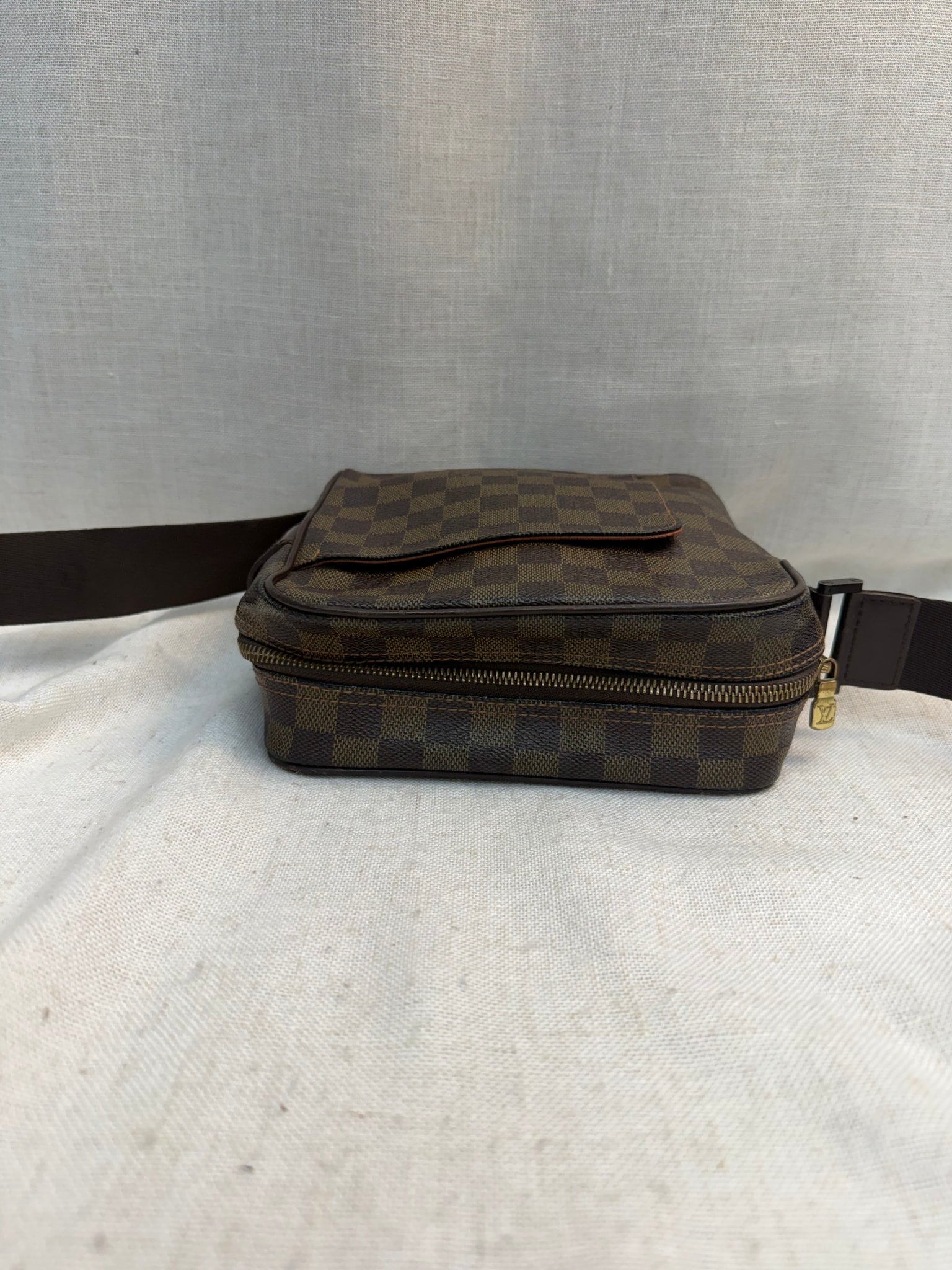 Louis Vuitton Damier Ebene Olva PM Messenger Bag