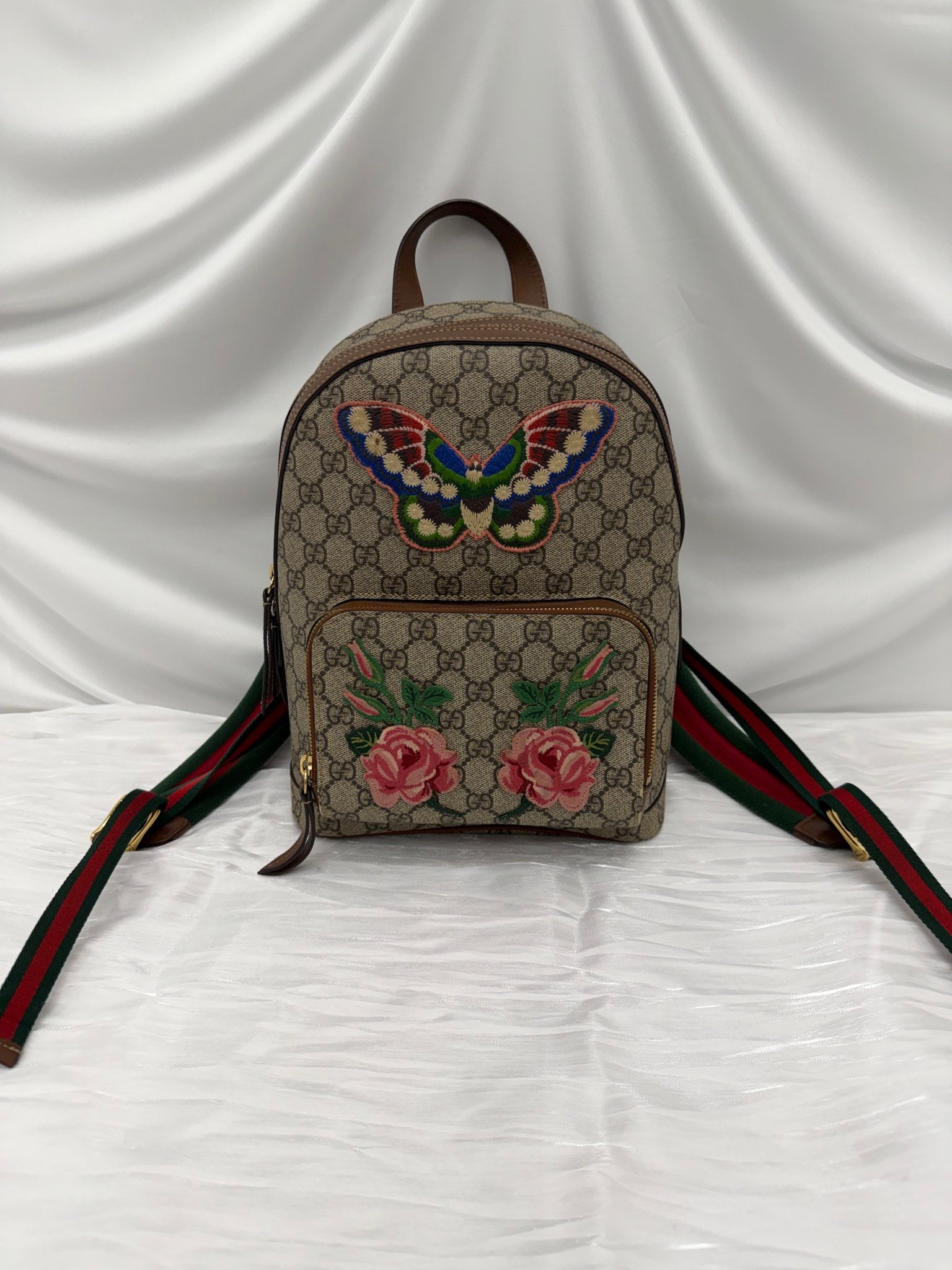 Gucci GG Supreme Butterfly Japan Exclusive Mini Backpack 