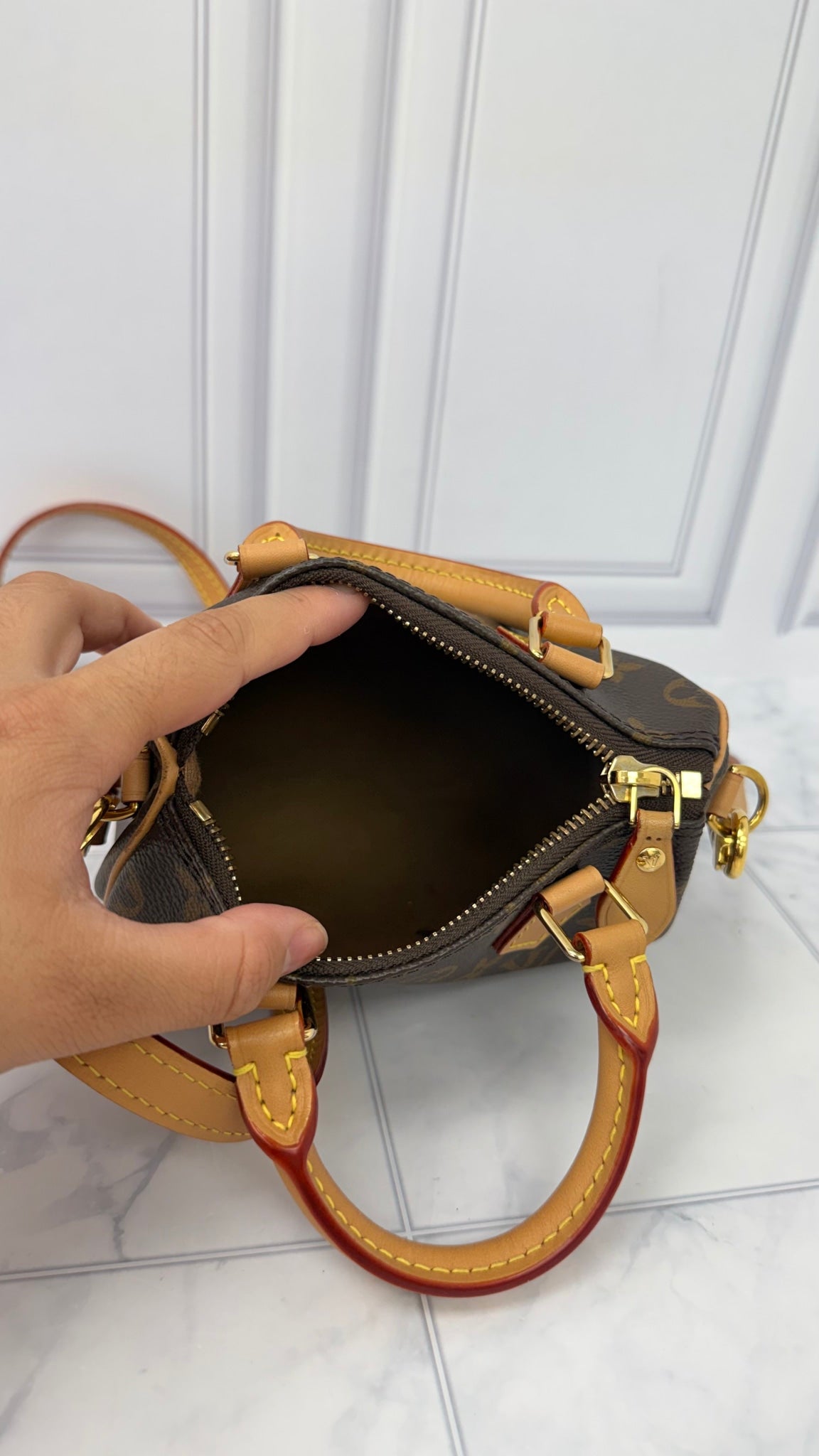 Louis Vuitton Monogram Nano Speedy 