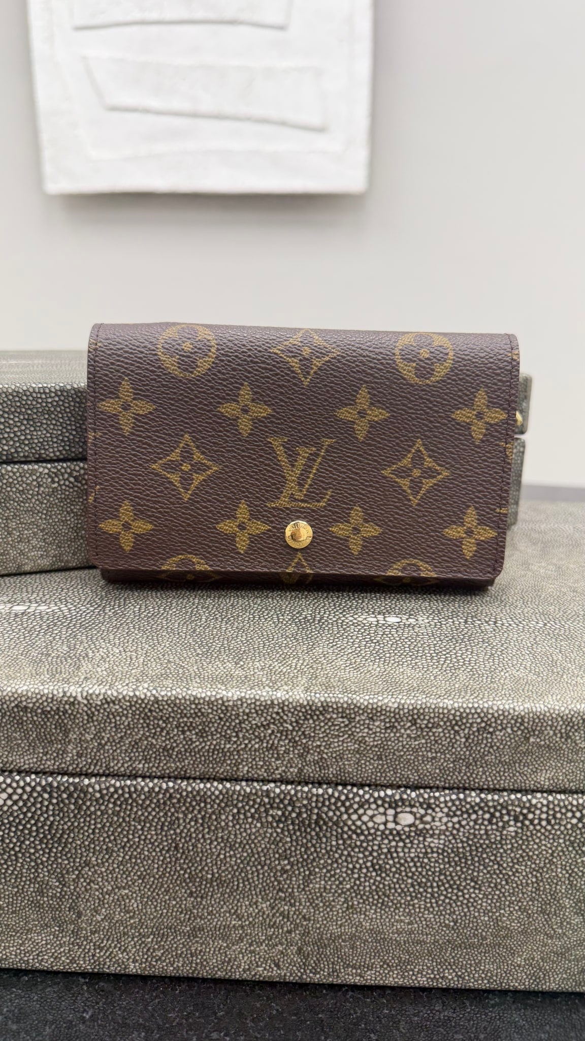 Louis Vuitton Monogram Porte Monnaie Tresor Wallet