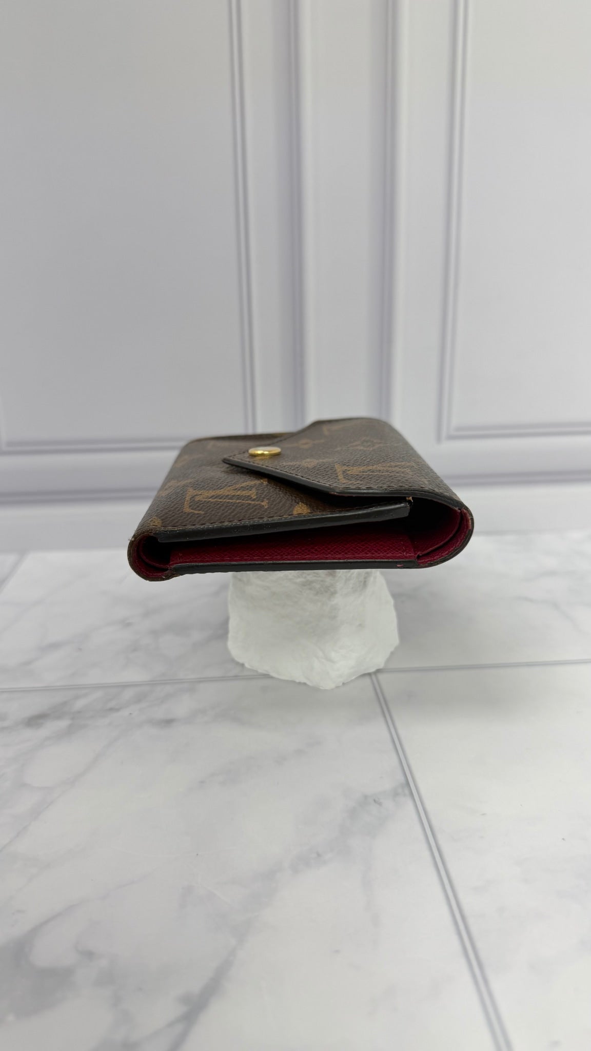 Louis Vuitton Monogram Purple Victorine Compact Wallet 