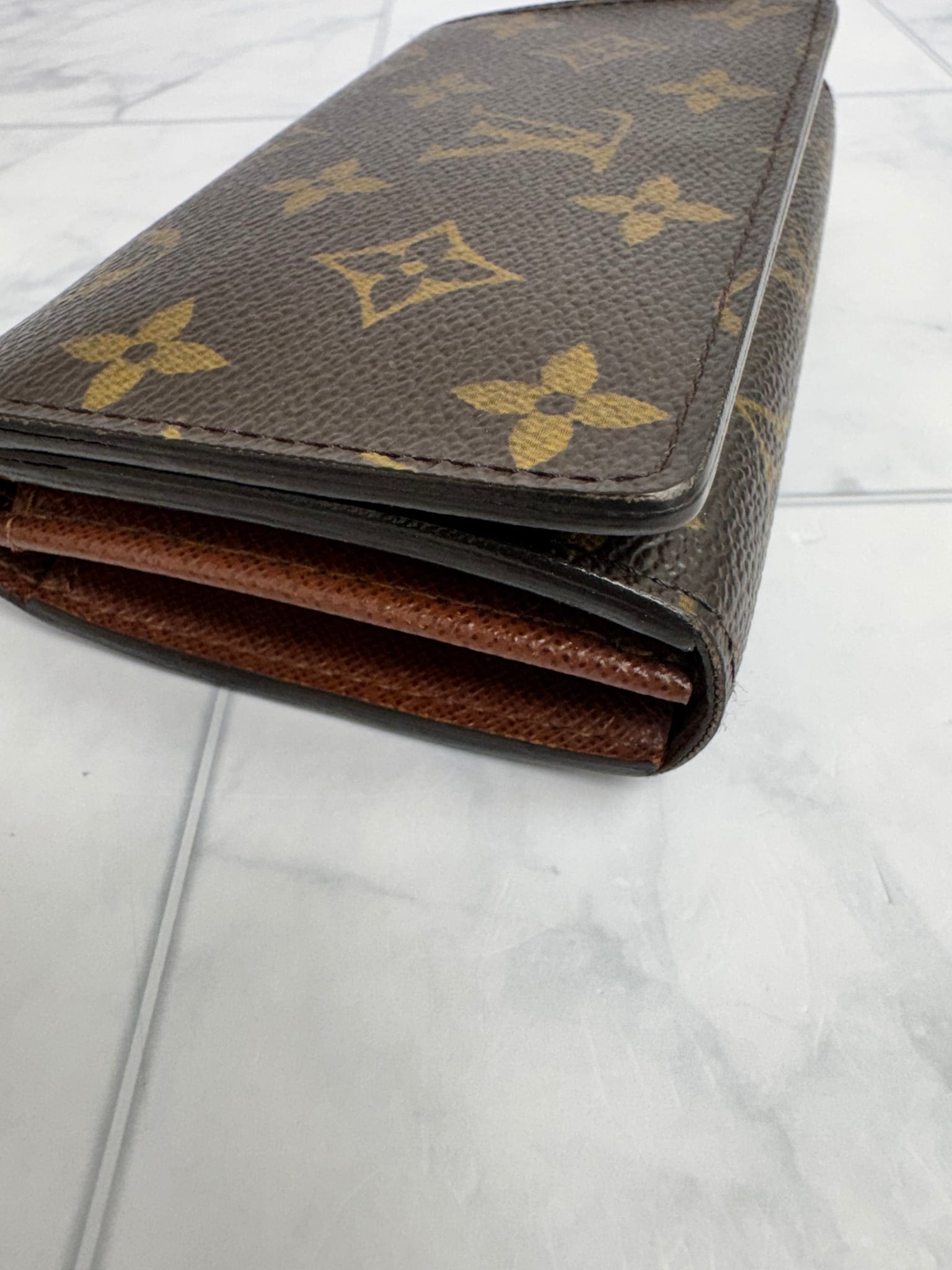 Louis Vuitton Monogram Porte Monnaie Compact Wallet 