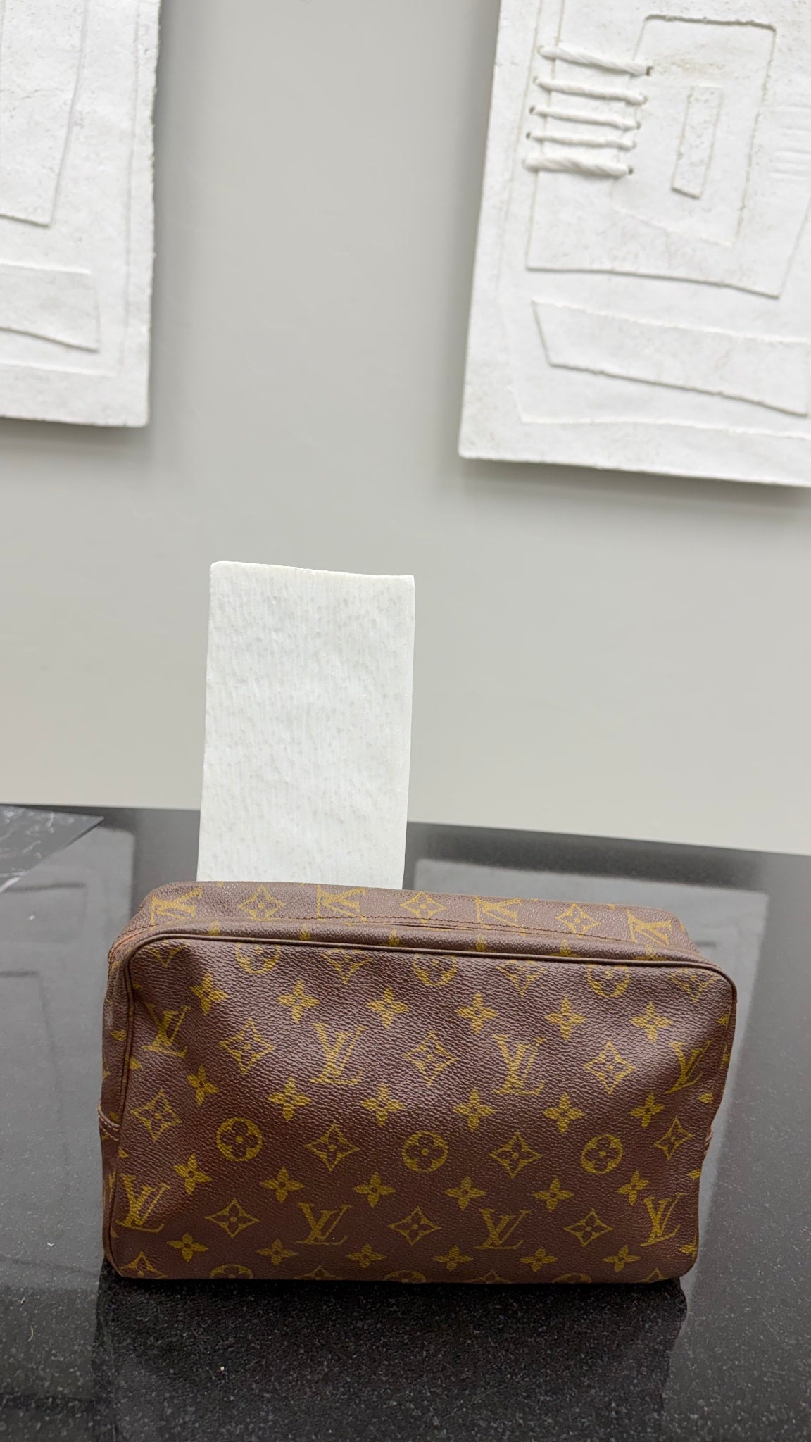 Louis Vuitton Monogram Trousse 28 Travel Case