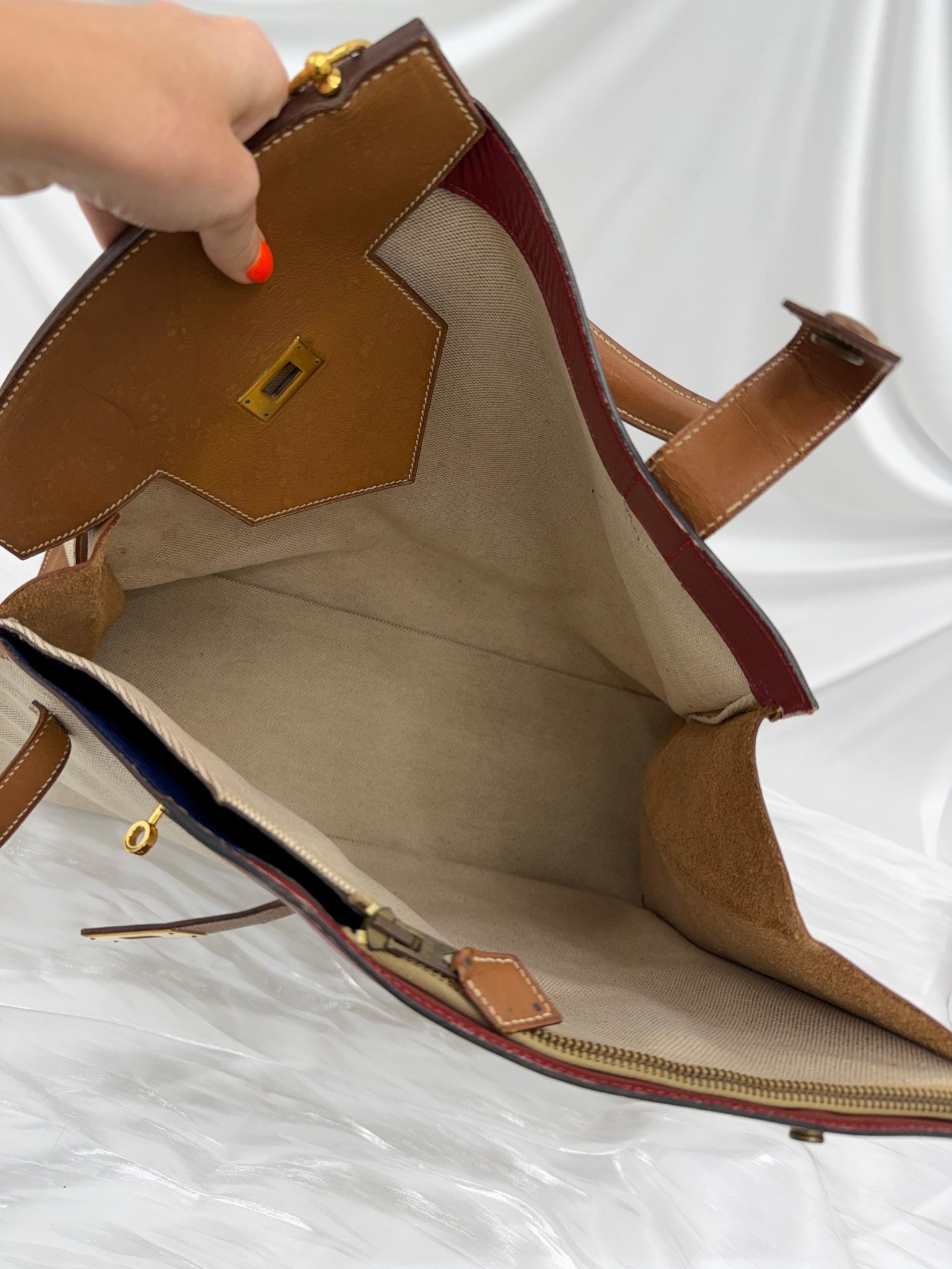 Hermès Toile Sac Himalaya Symbiose 43 