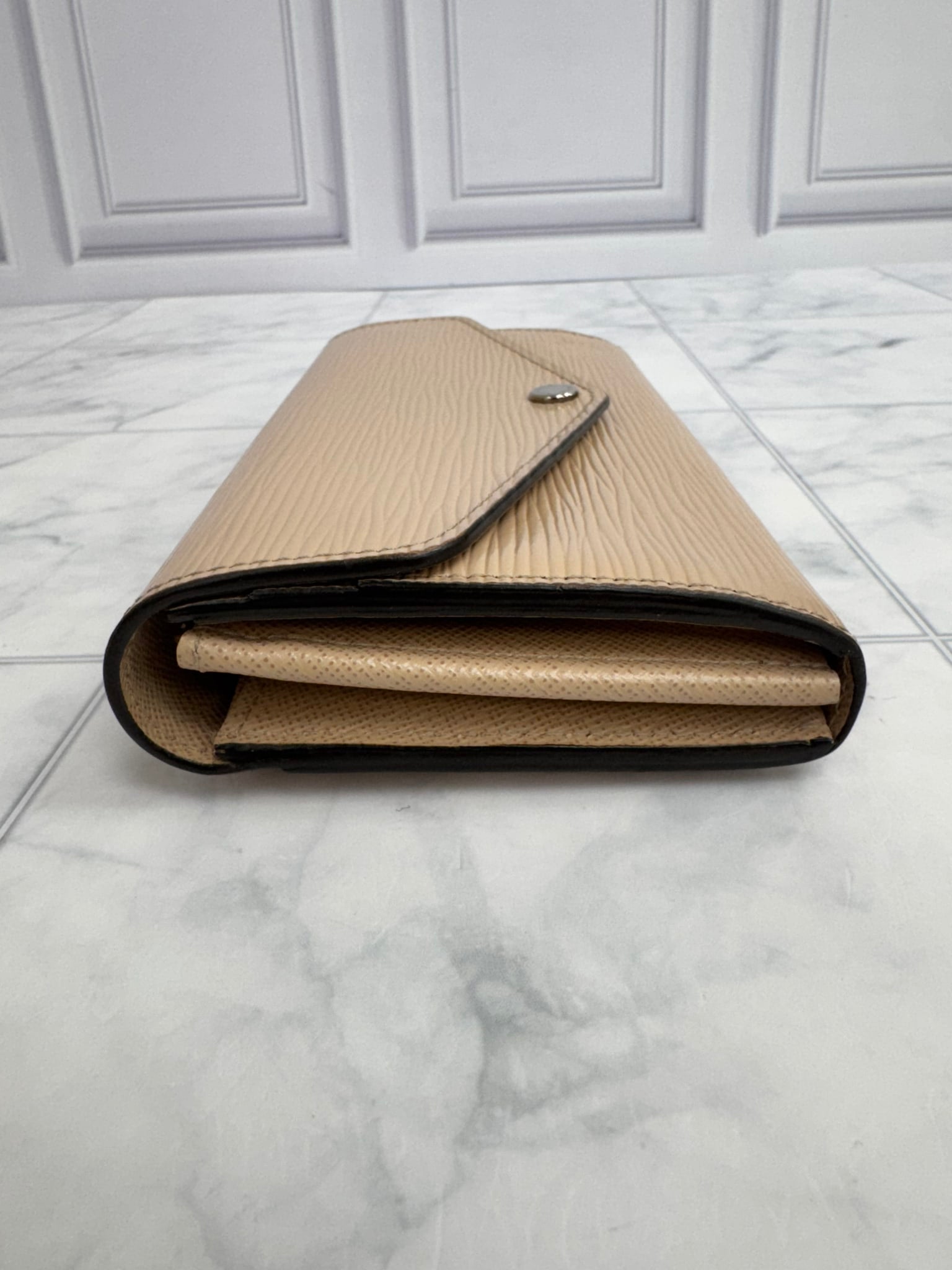 Louis Vuitton Beige Epi Leather Sarah Wallet