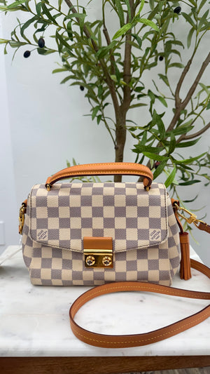 Louis Vuitton Damier Azur Croisette 2Way Bag