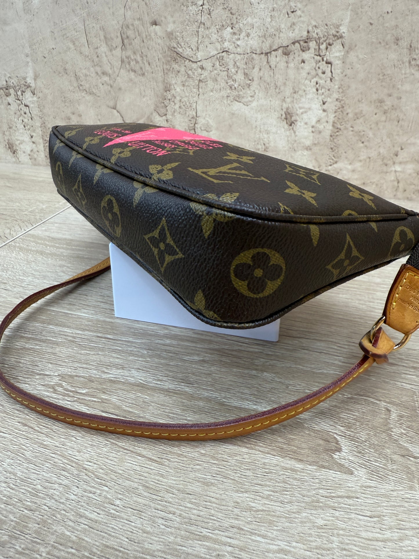 Louis Vuitton Monogram V Line Pochette Shoulder Bag