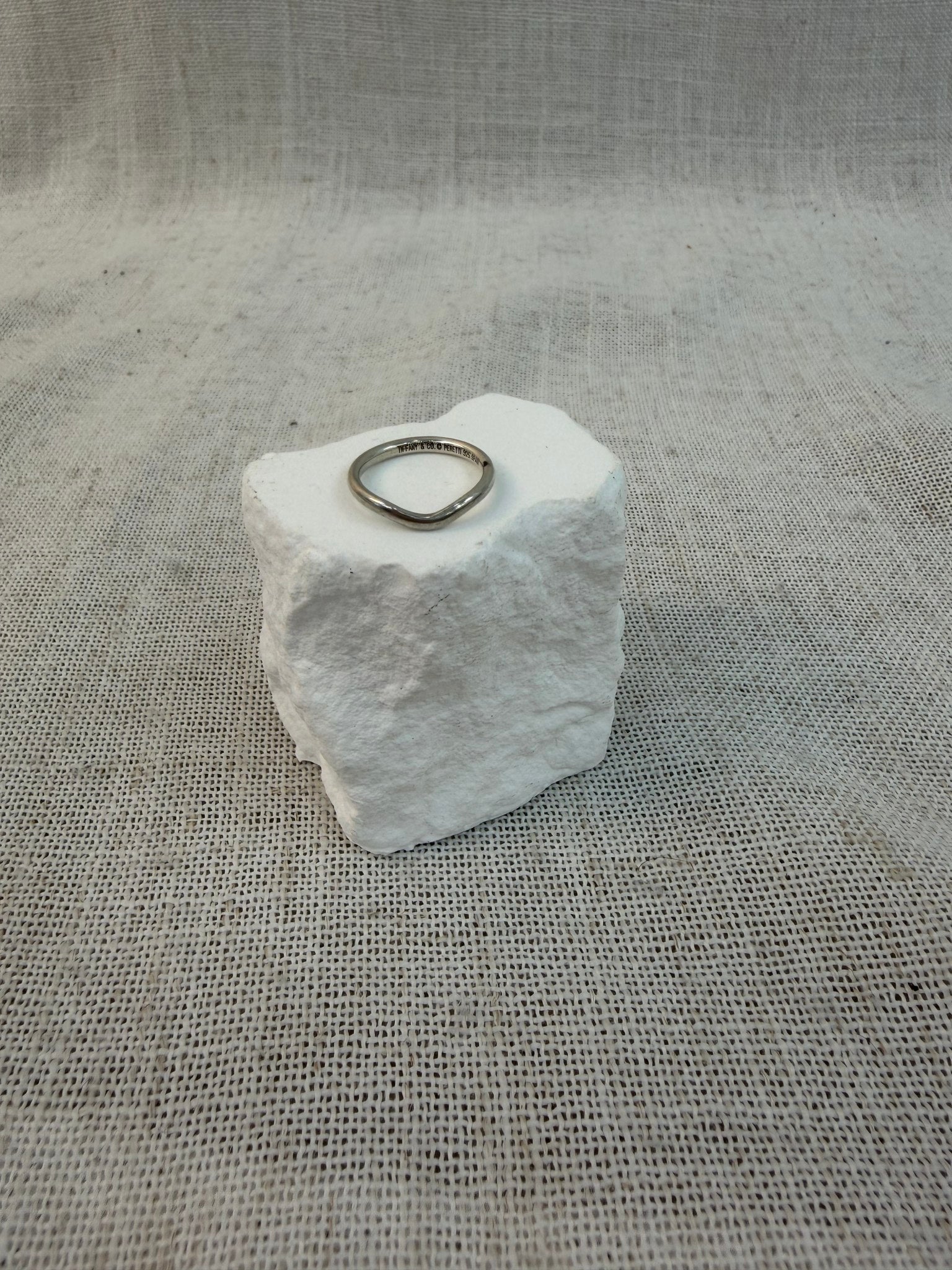 Tiffany & Co. Sterling Silver Elsa Peretti Curved Ring