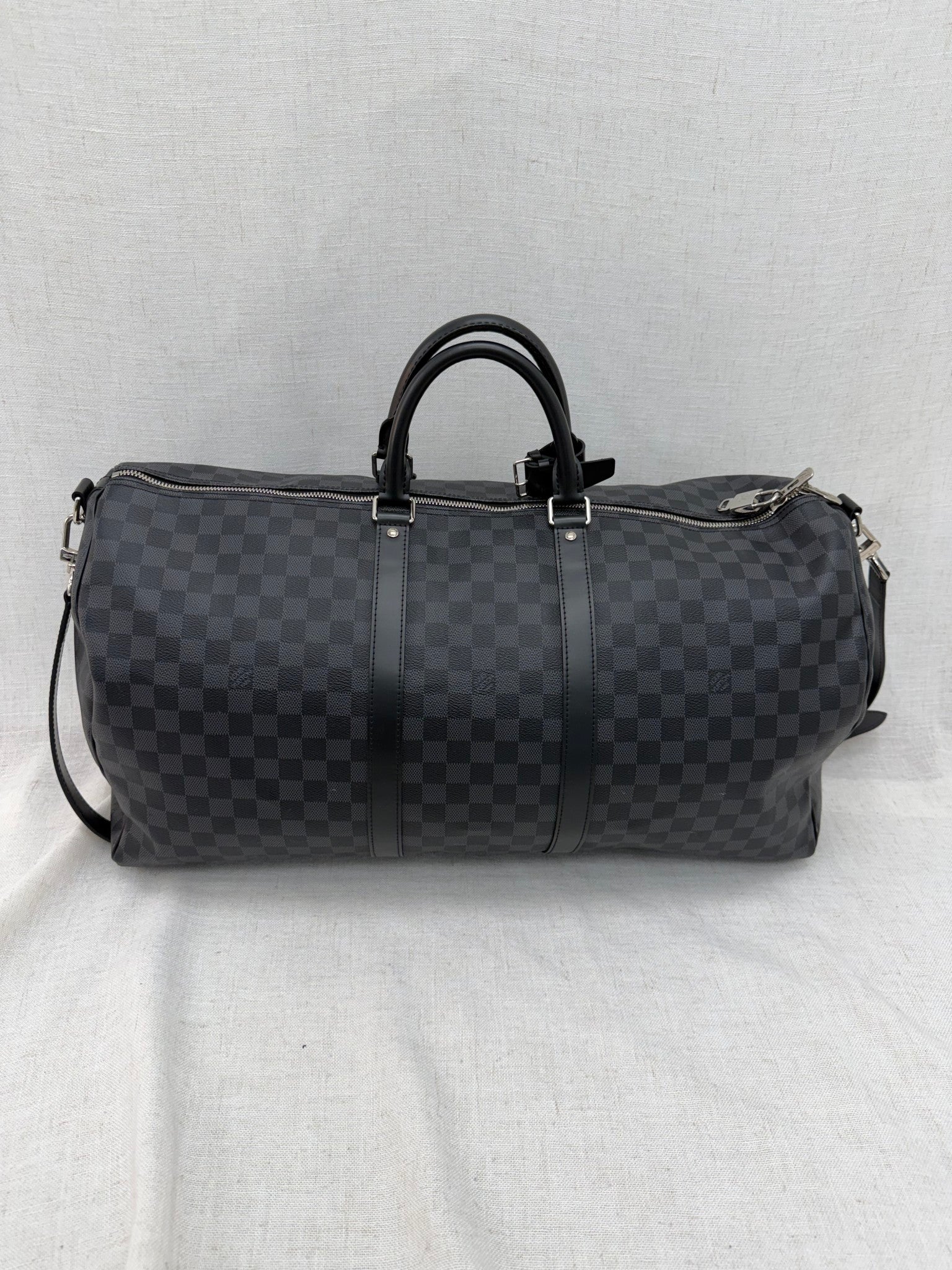 Louis Vuitton Damier Graphite Keepall 55 Bandouliere