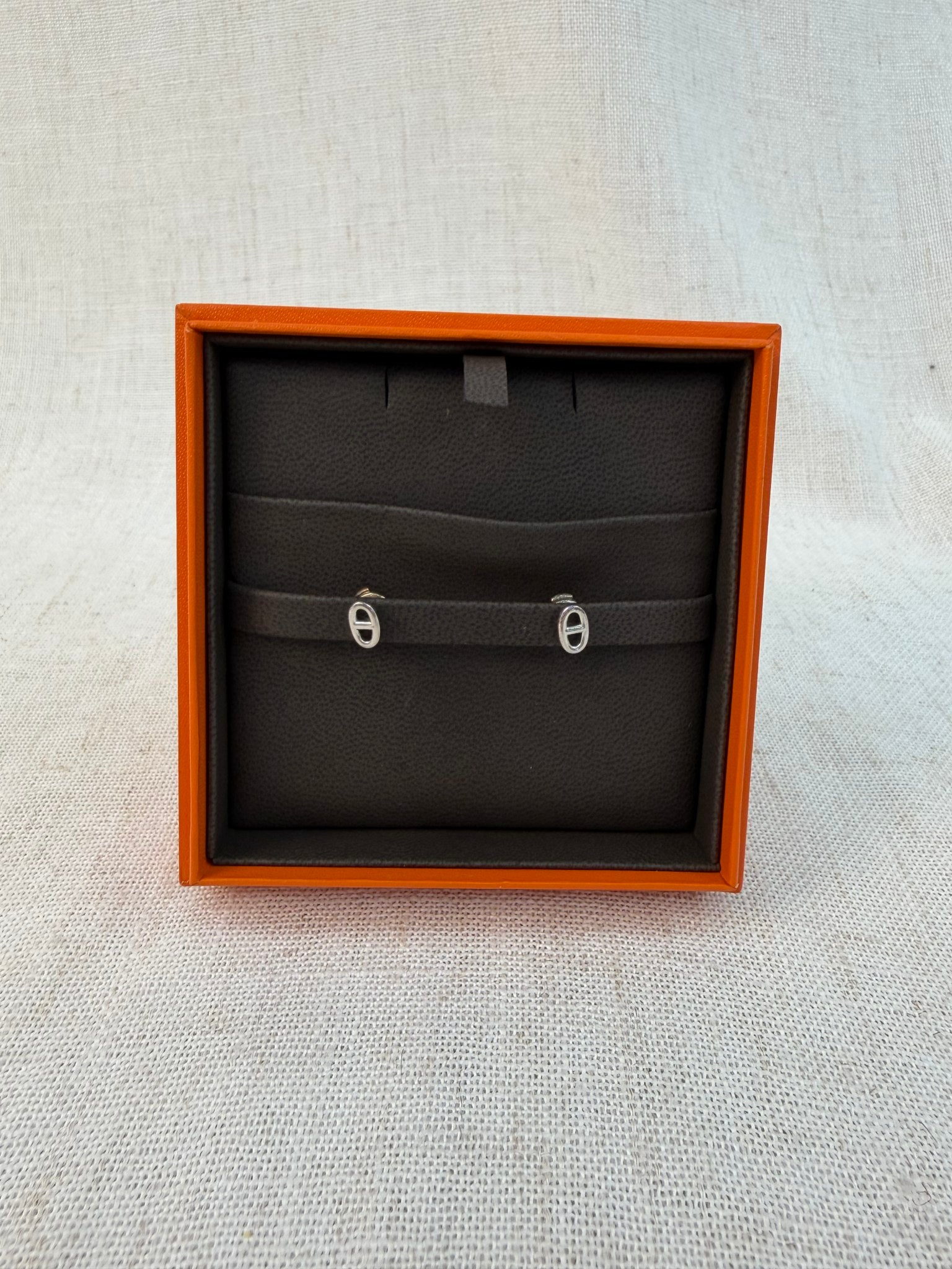 Hermes Sterling Silver Farandole Earrings