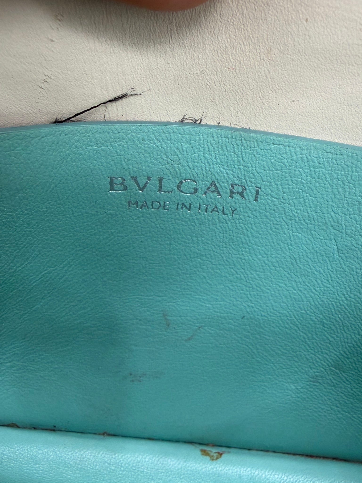 Bvlgari Cream Calfskin Diamond Blast Serpenti Mini Crossbody