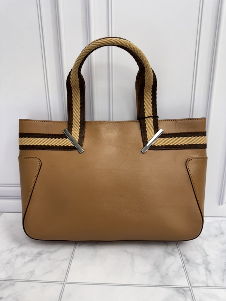 Gucci Brown Leather Tote Bag