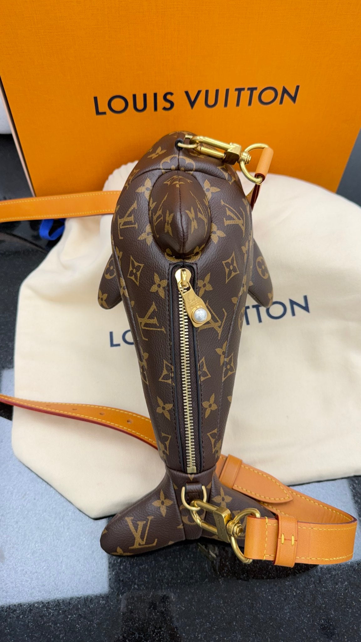 BRAND NEW- Louis Vuitton Monogram Dolphin Bag