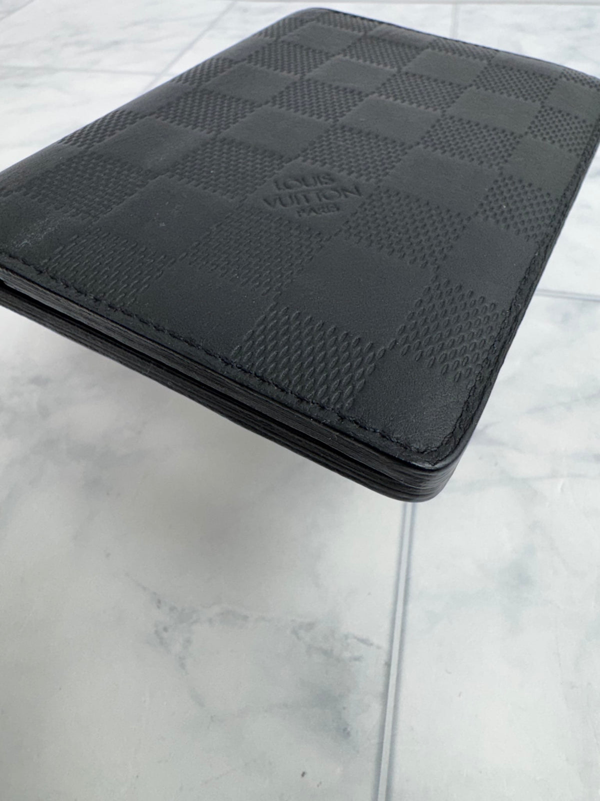 Louis Vuitton Black Damier Infini Leather Pocket Organizer