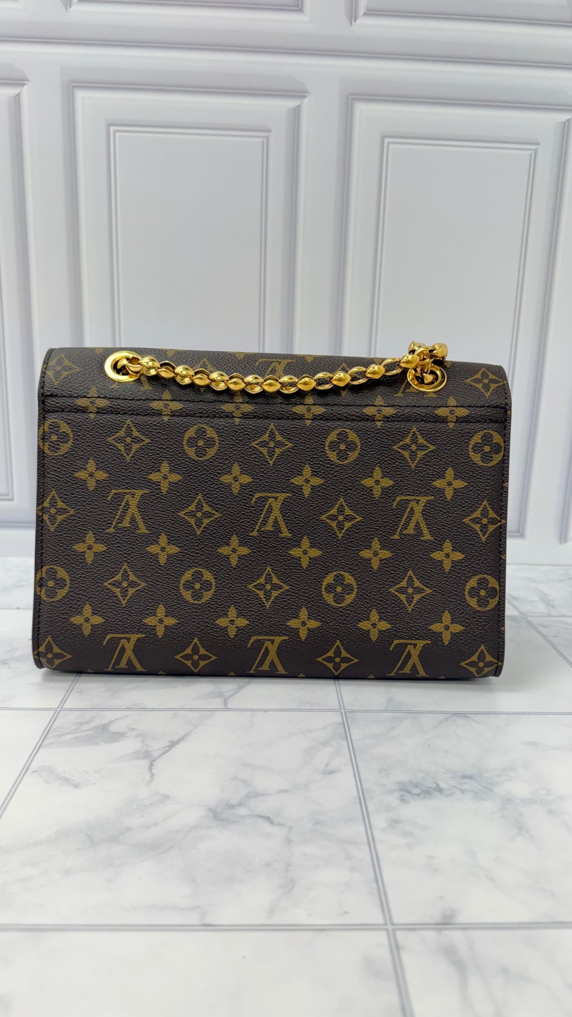 Louis Vuitton Monogram Victoire Chain Shoulder Bag 