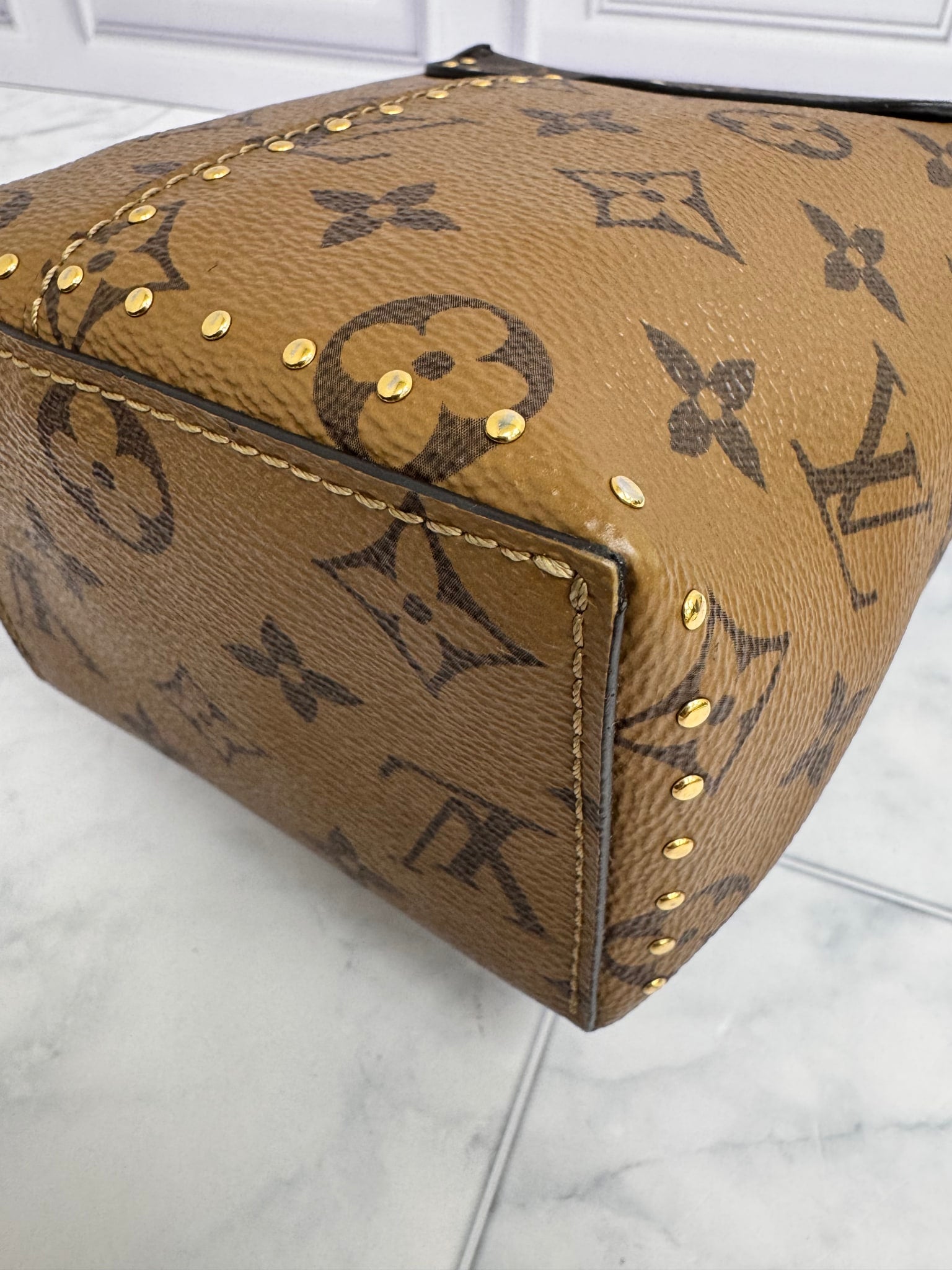 Louis Vuitton Reverse Monogram Camera Box Crossbody Bag