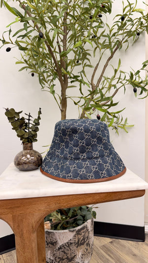 Gucci GG Denim Bucket Hat