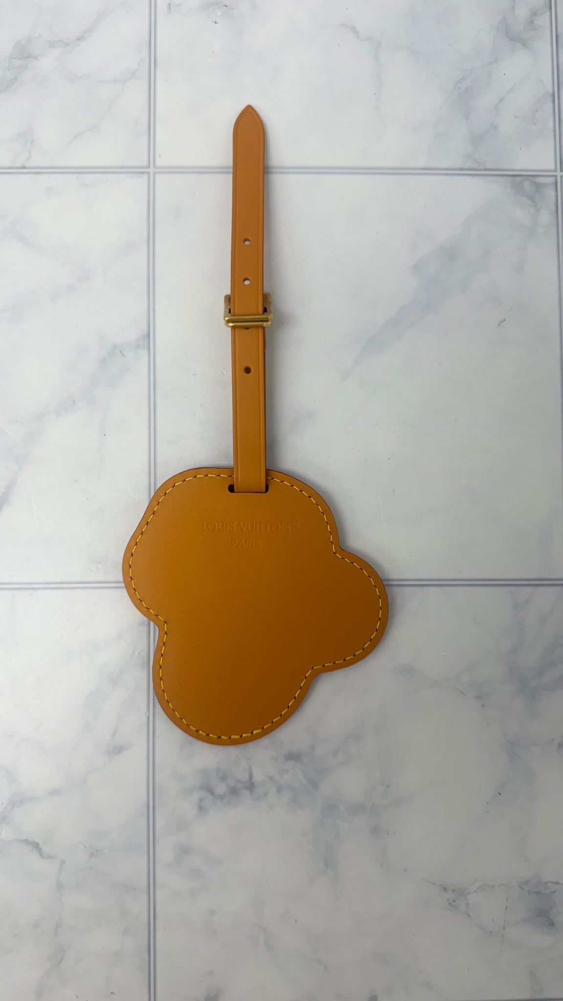 BRAND NEW - Louis Vuitton Vachetta Leather Luggage Tag