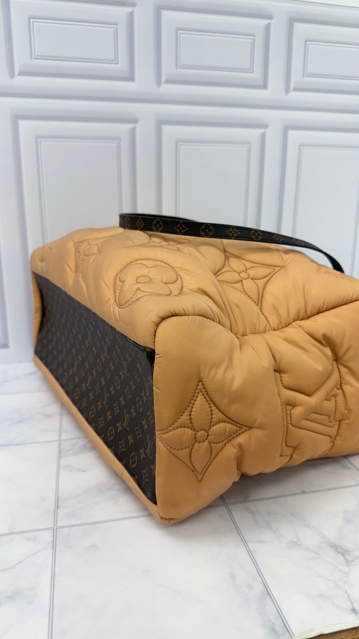 Louis Vuitton Tan Monogram Nylon Econyl Pillow On The Go GM