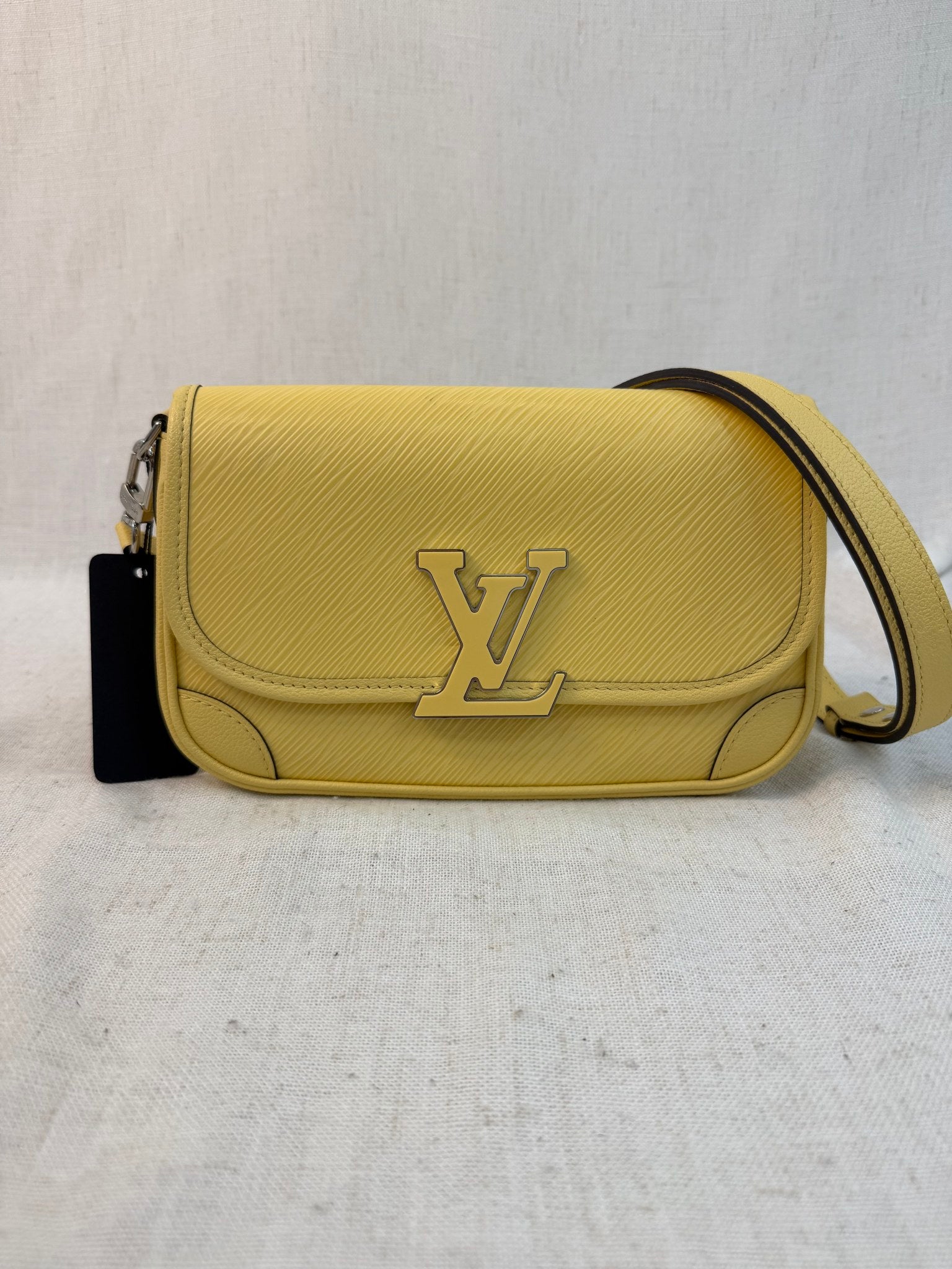 Louis Vuitton Yellow Epi Leather Buci Shoulder Bag