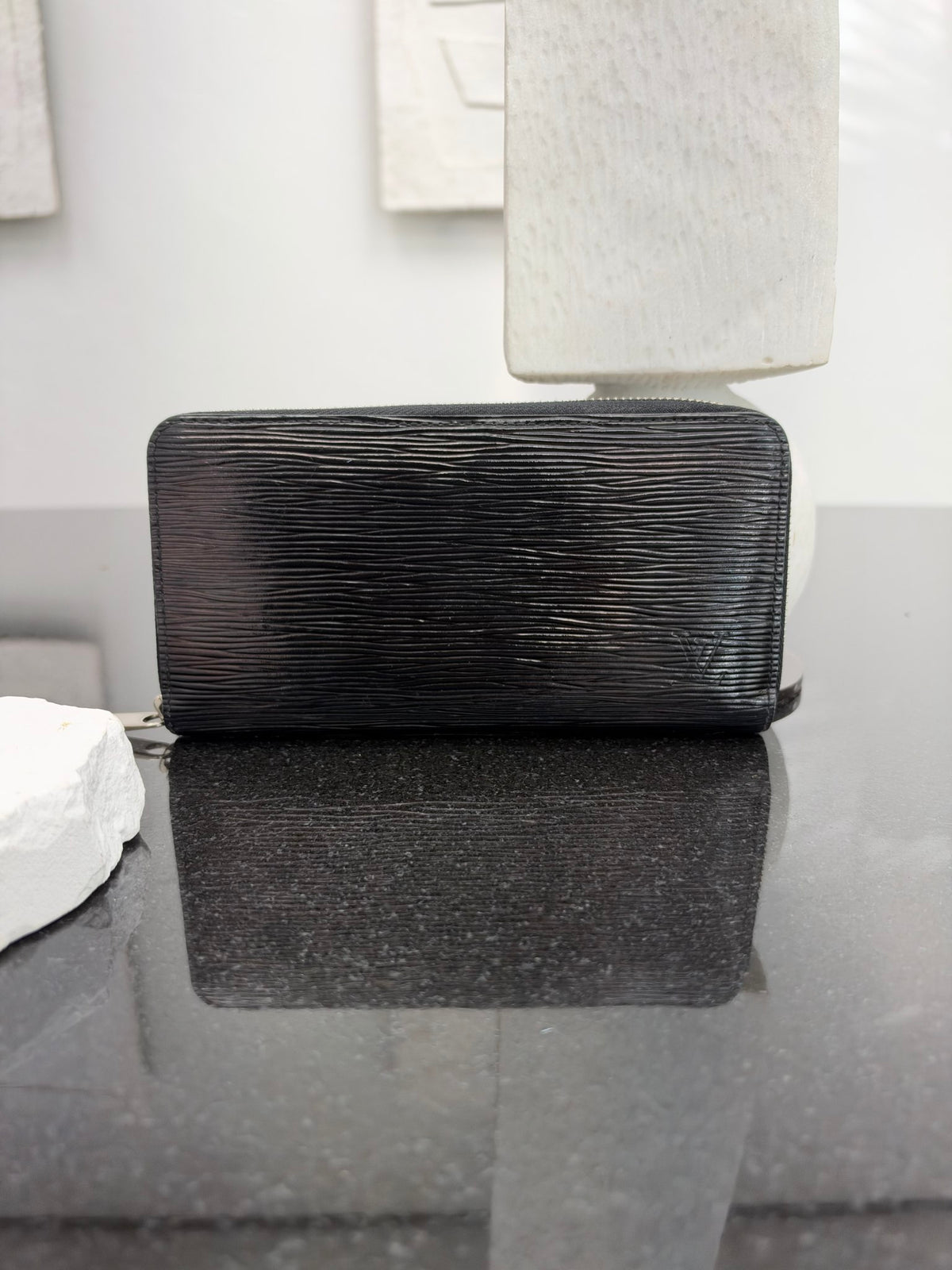 Louis Vuitton Black Epi Electric Zippy Wallet
