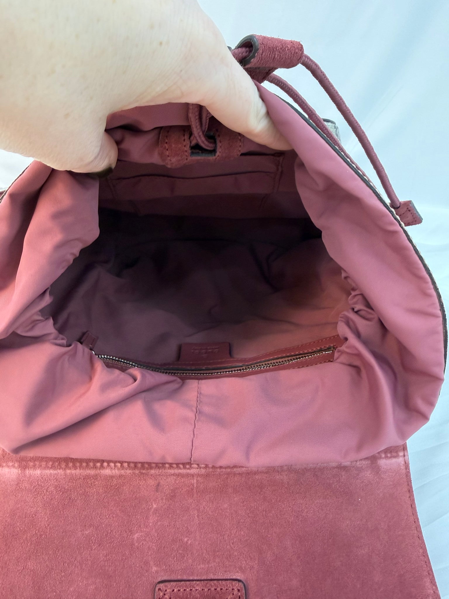 Gucci Brown GG Supreme Print Blooms Backpack