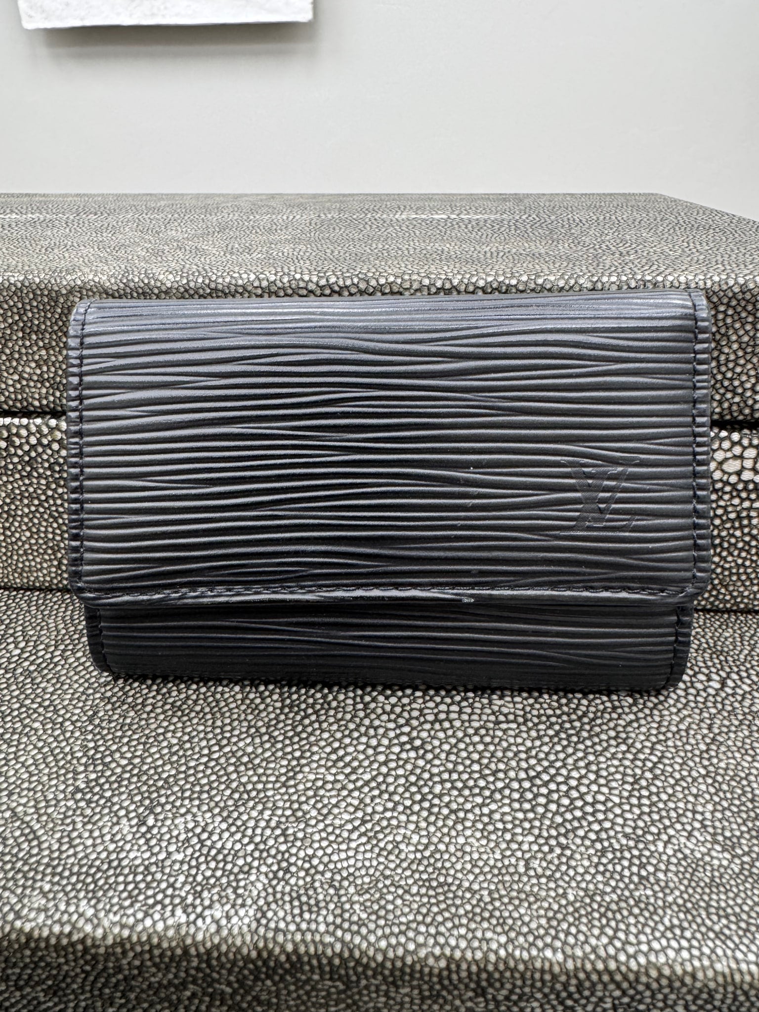 Louis Vuitton Black Epi Key Case