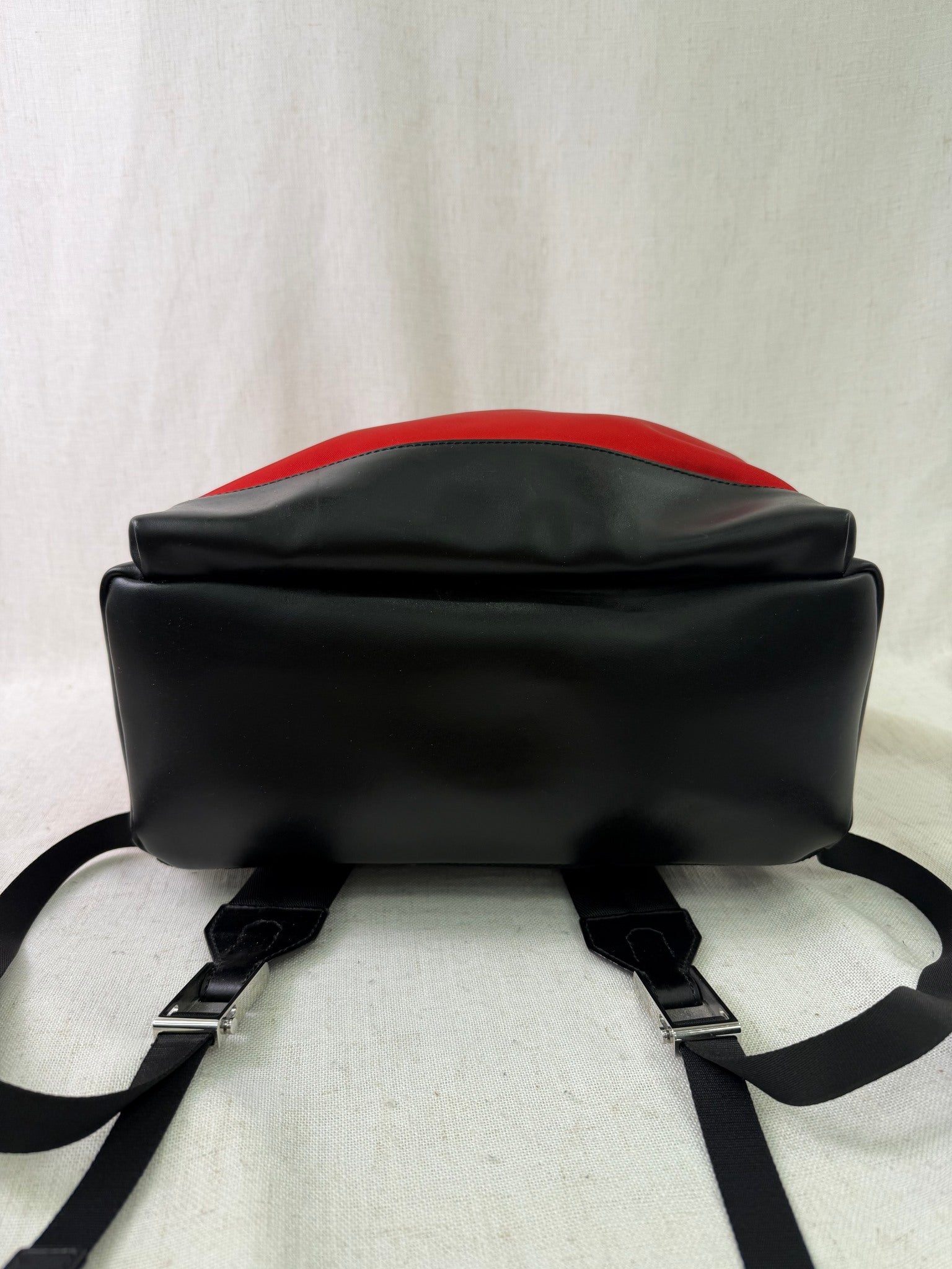 Fendi Red Nylon Monster Eyes Backpack