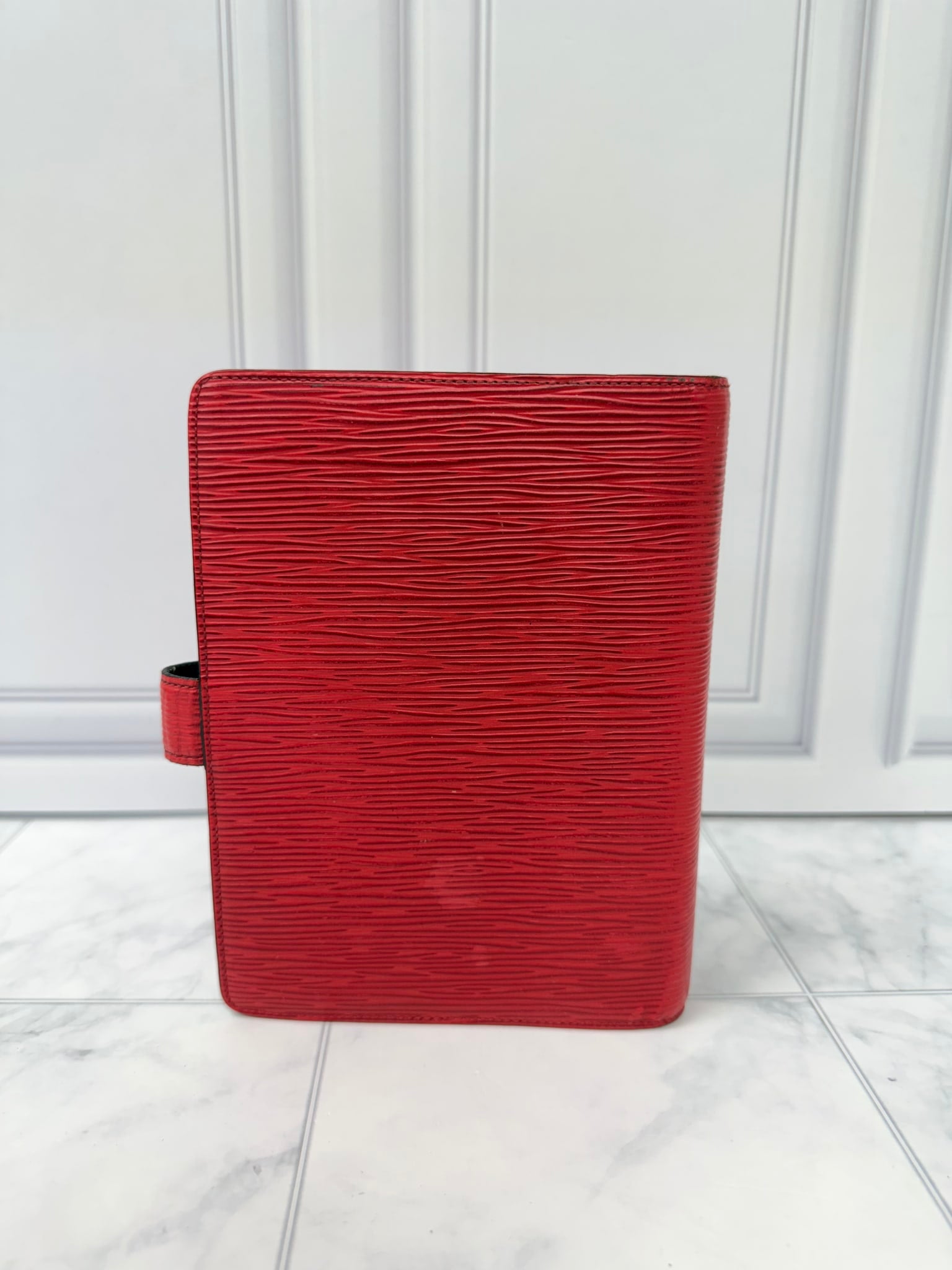 Louis Vuitton Red Epi Leather Passport Agenda MM