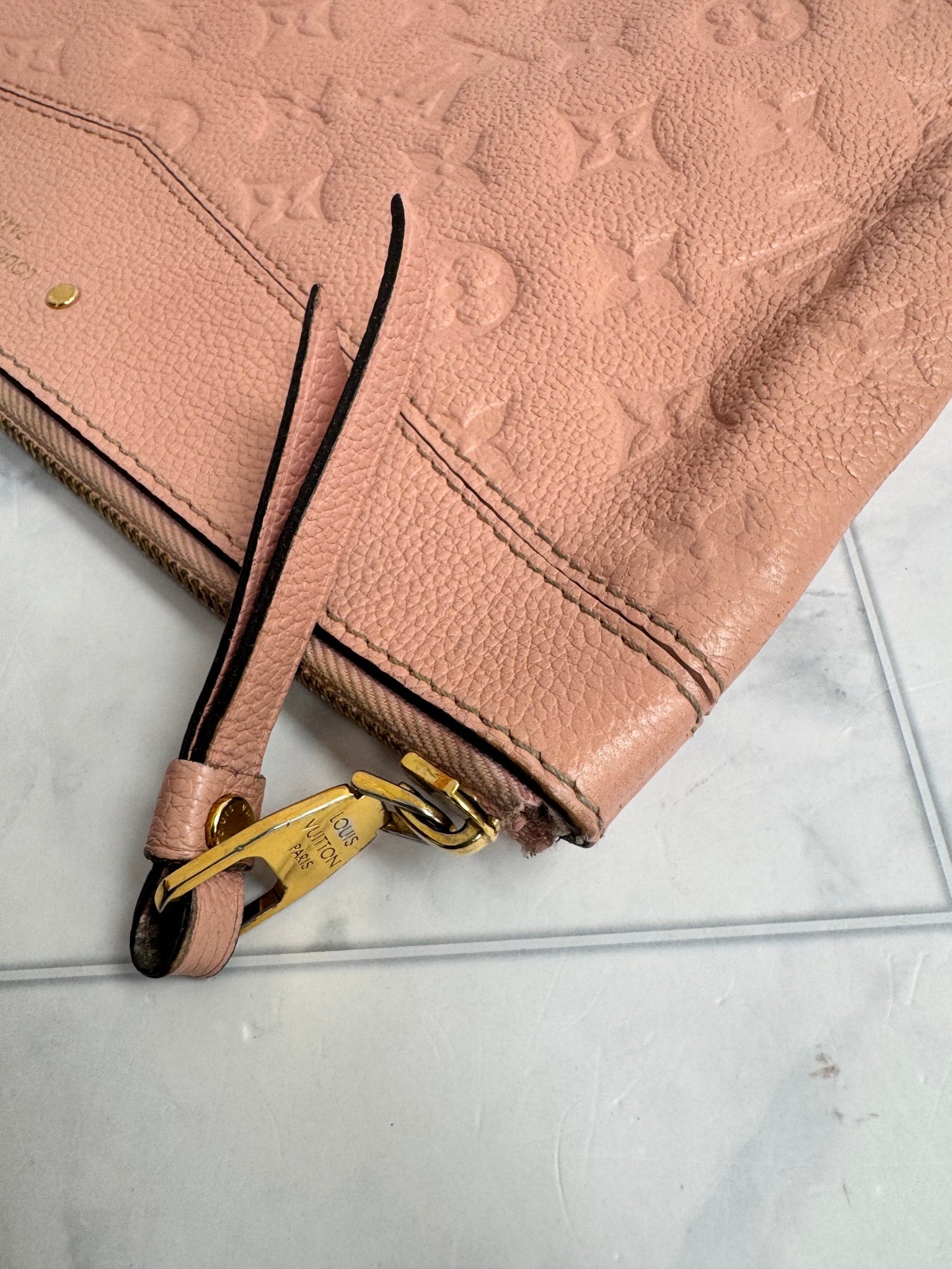 Louis Vuitton Pink Monogram Empreinte Daily Pouch
