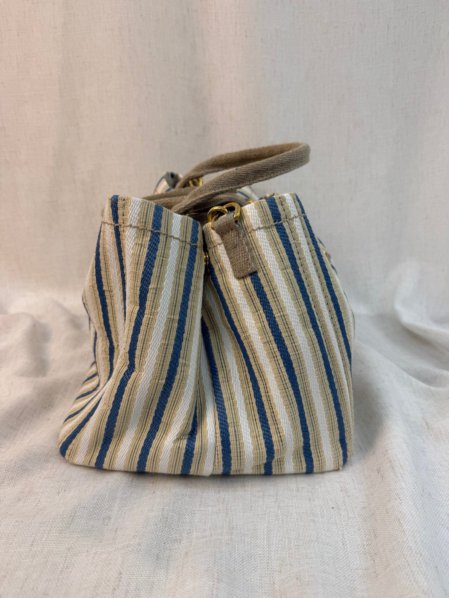 Prada Multicolor Canvas Canpa Large Handbag