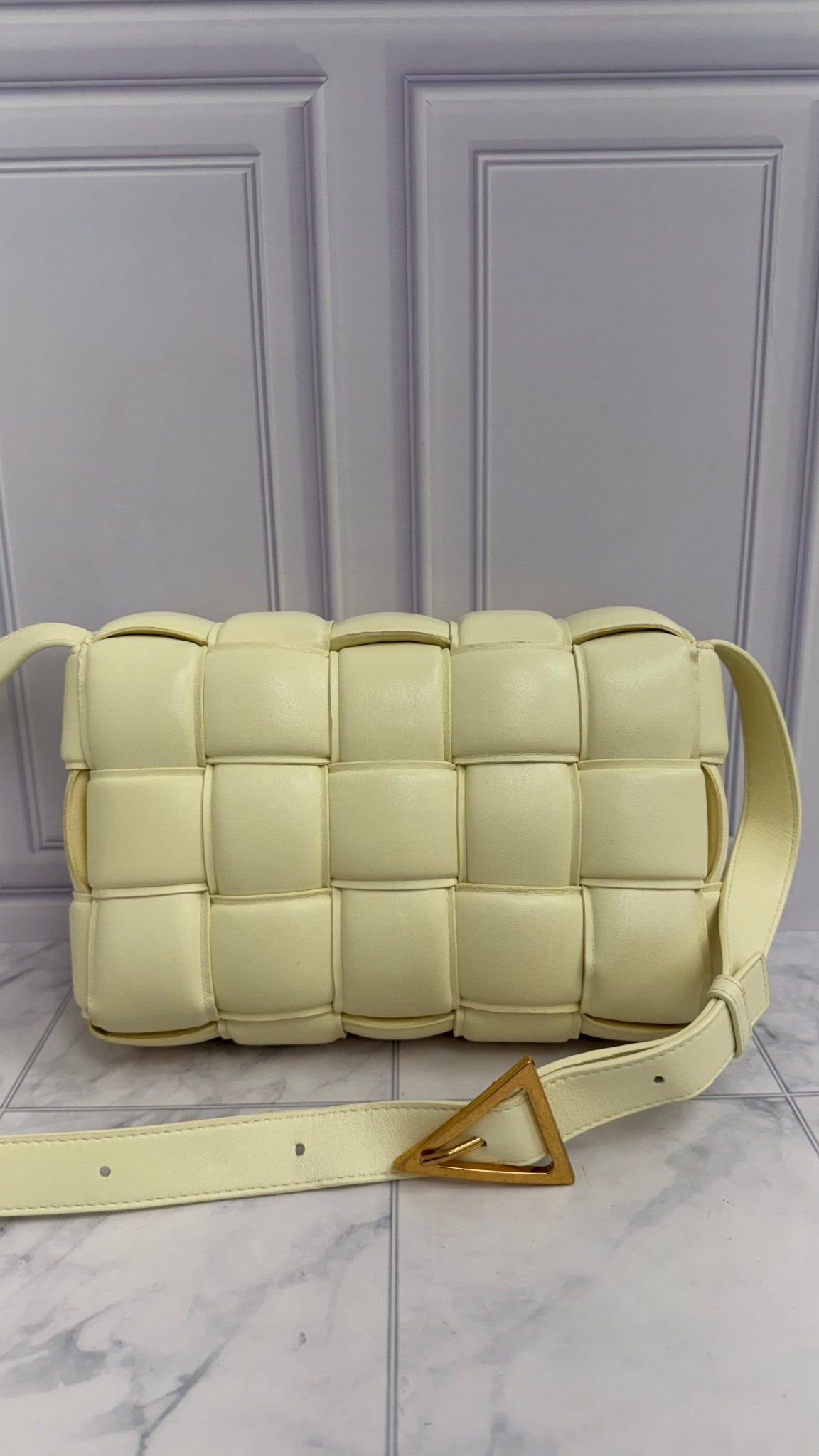 Bottega Veneta Washed Zest Medium Padded Cassette Bag 
