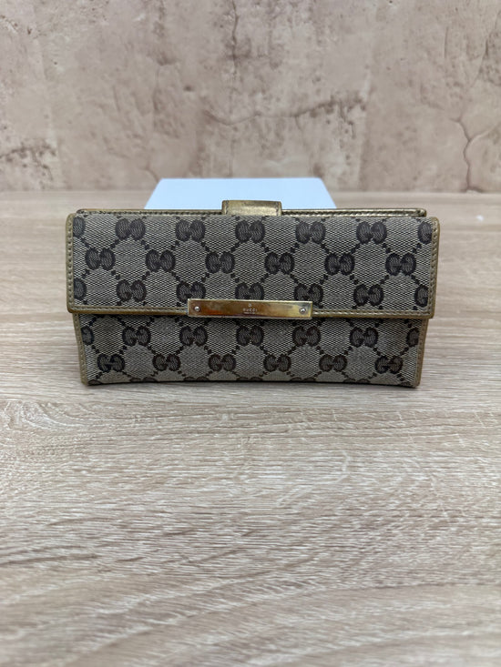 Gucci Canvas Long Wallet