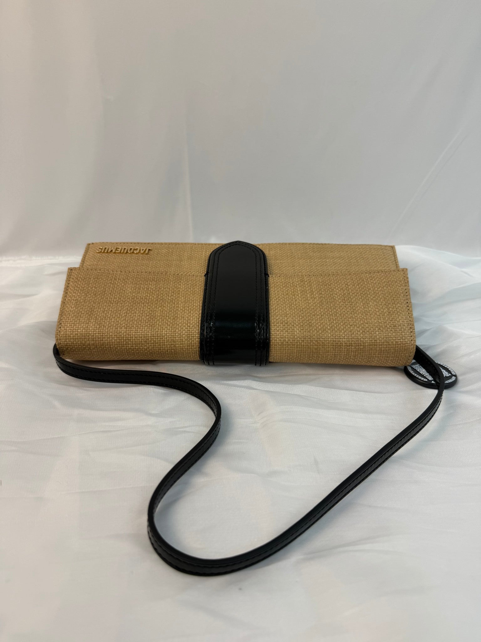 LIKE NEW- Jacquemus Raffia Le Grand Bambino Shoulder Bag