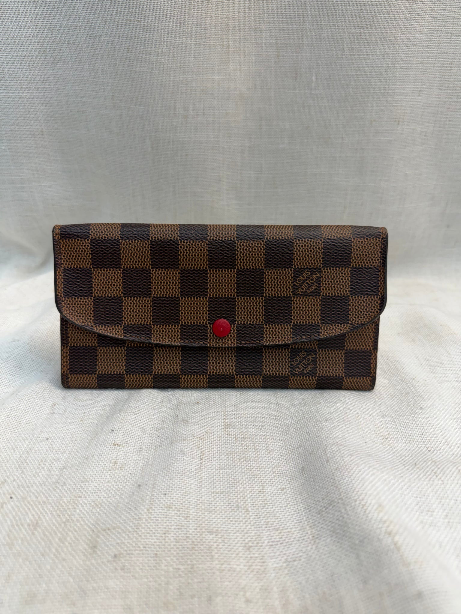 Louis Vuitton Damier Ebene Emilie Wallet