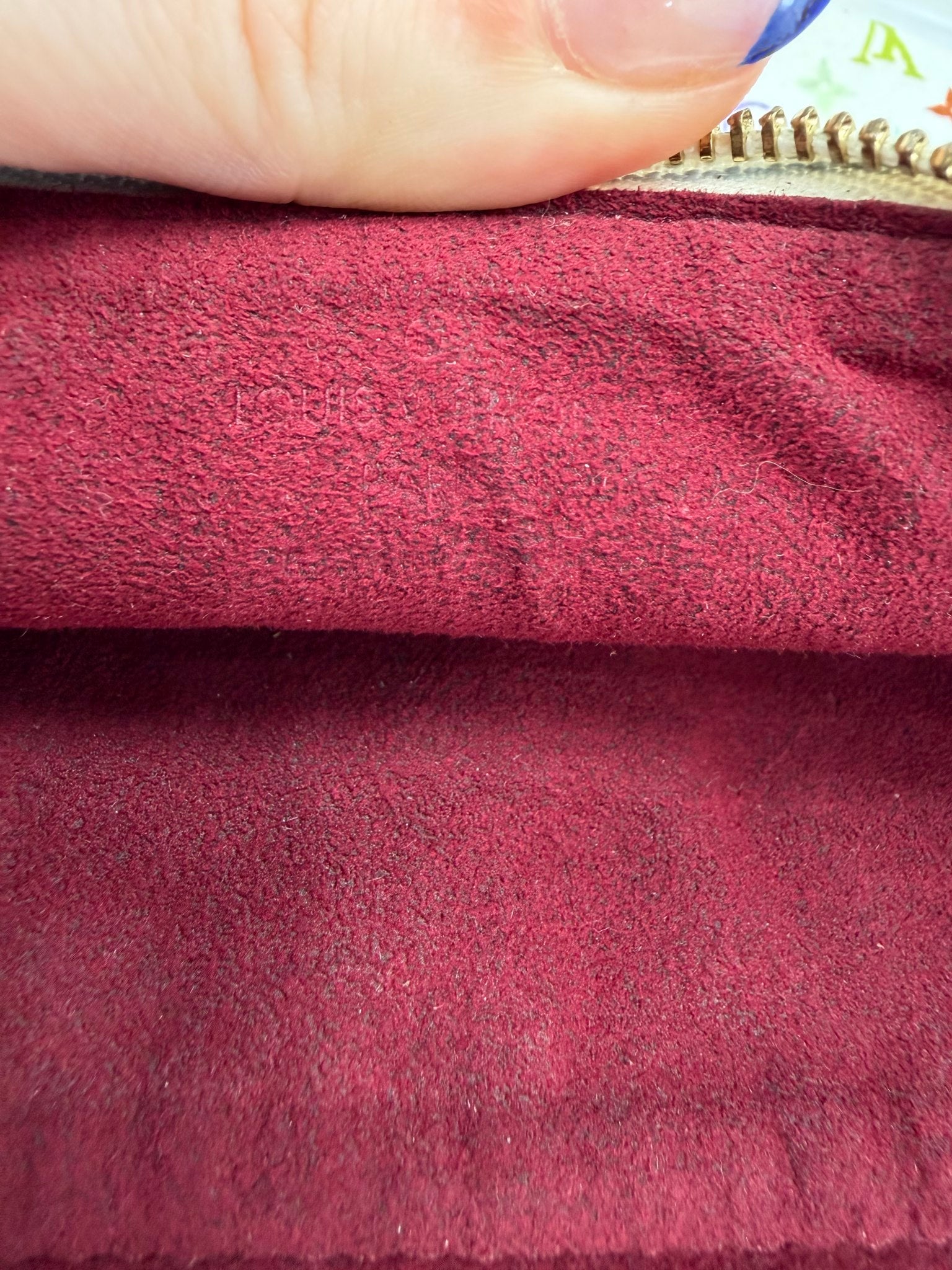 Louis Vuitton White Multicolor Monogram  Dome Pouch