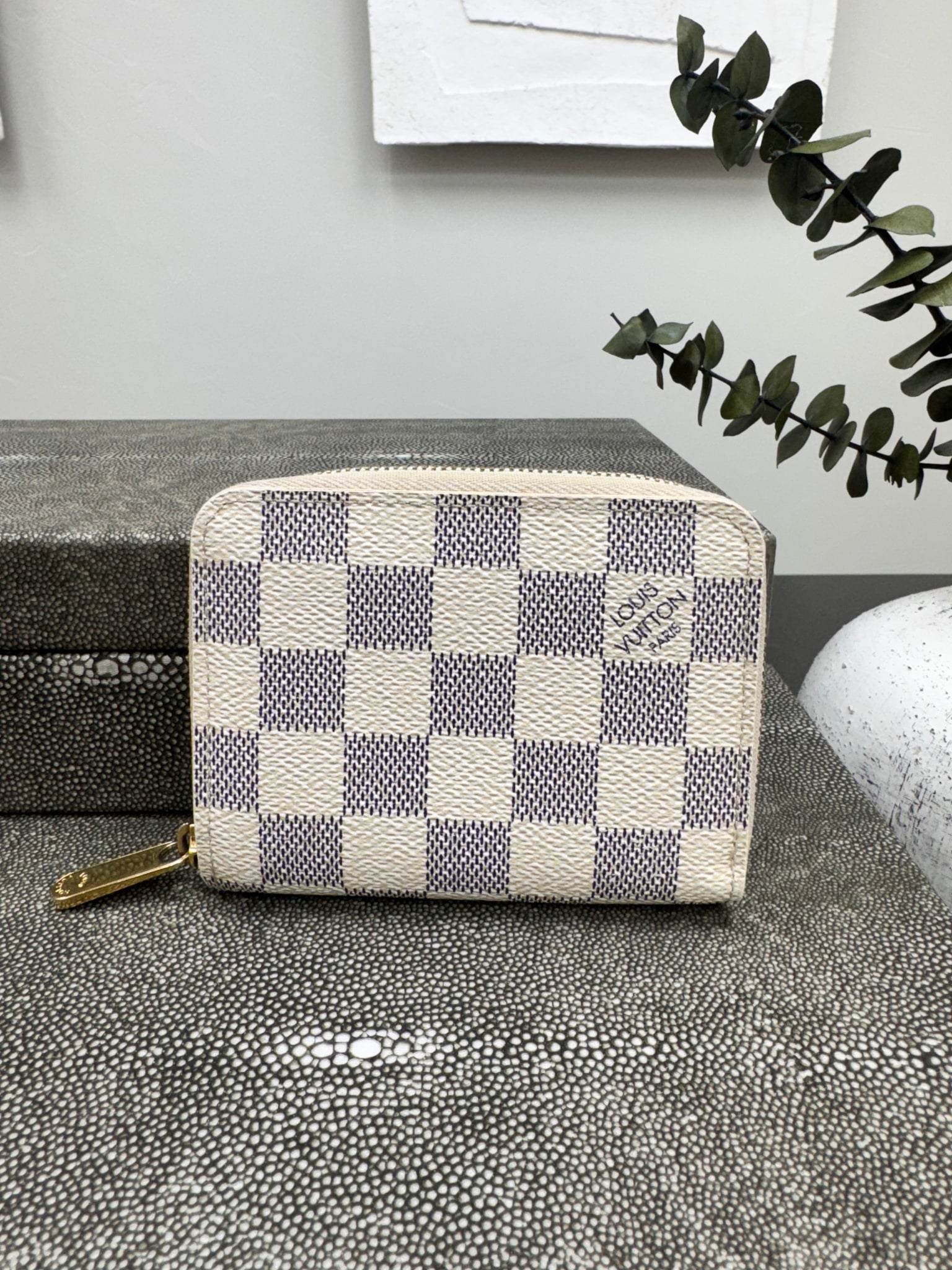 Louis Vuitton Damier Azur Compact Zippy Wallet