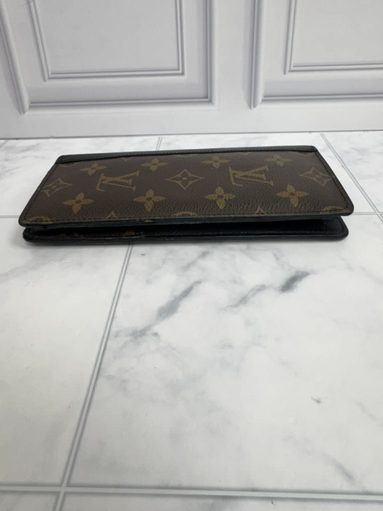 Louis Vuitton Monogram Macassar Tanon Long Wallet