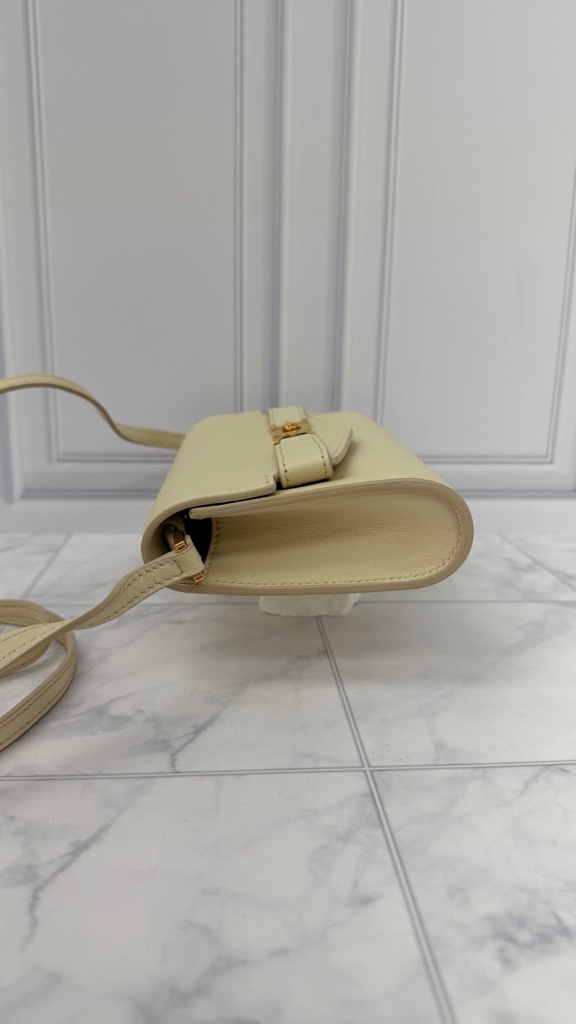 BRAND NEW - Versace Cream Leather Medusa '95 Crossbody Bag 
