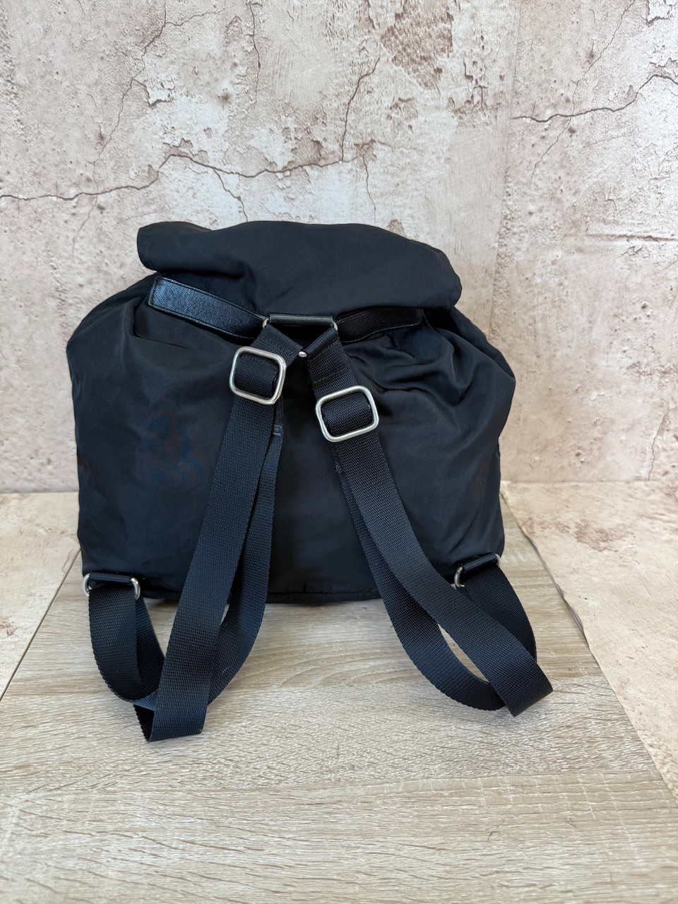 Prada Black Nylon Backpack