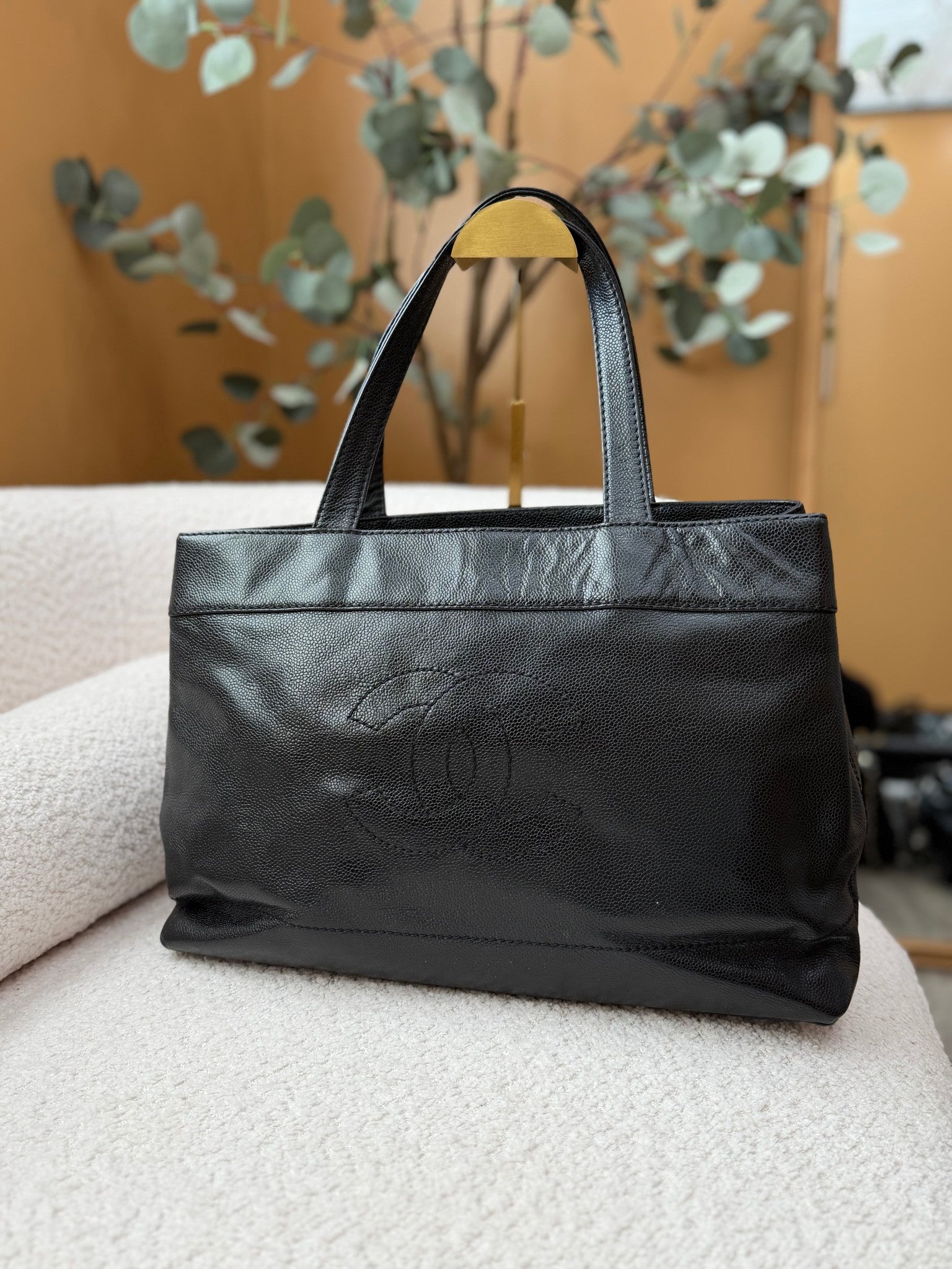 Chanel Black Caviar Tote Bag