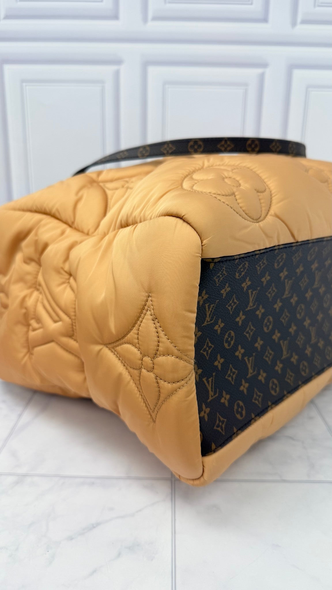 Louis Vuitton Tan Monogram Nylon Econyl Pillow On The Go GM