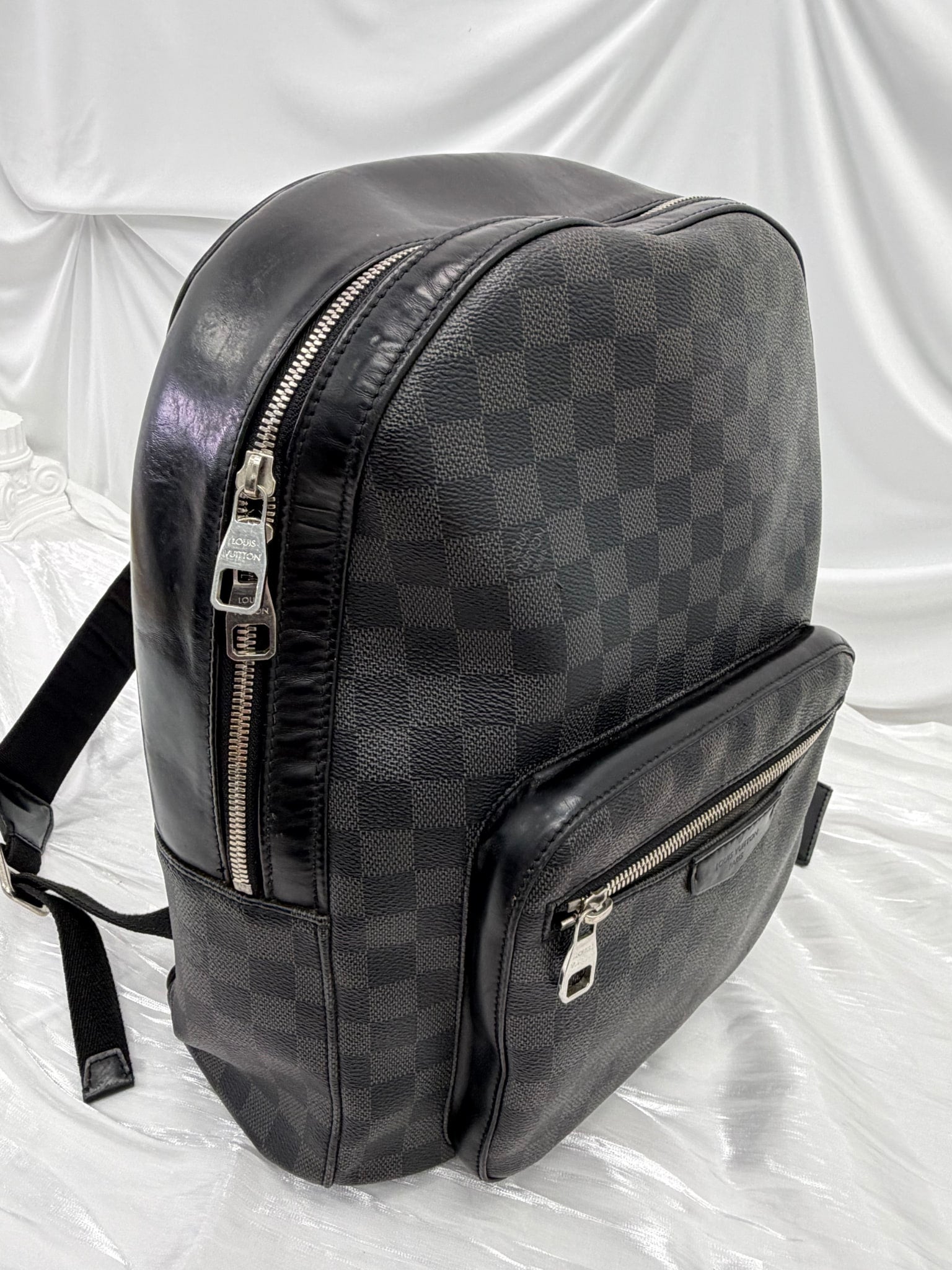 Louis Vuitton Black Damier Graphite Josh Backpack