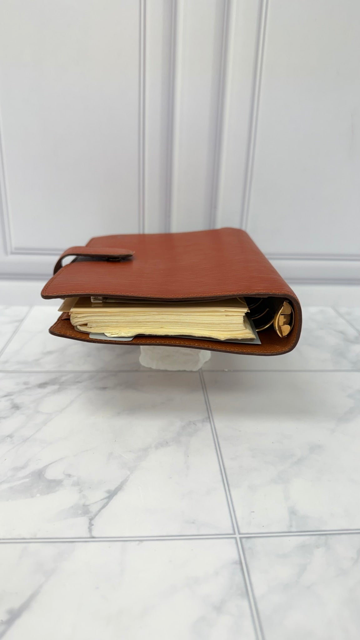 Louis Vuitton Brown Epi Leather MM Agenda Cover 