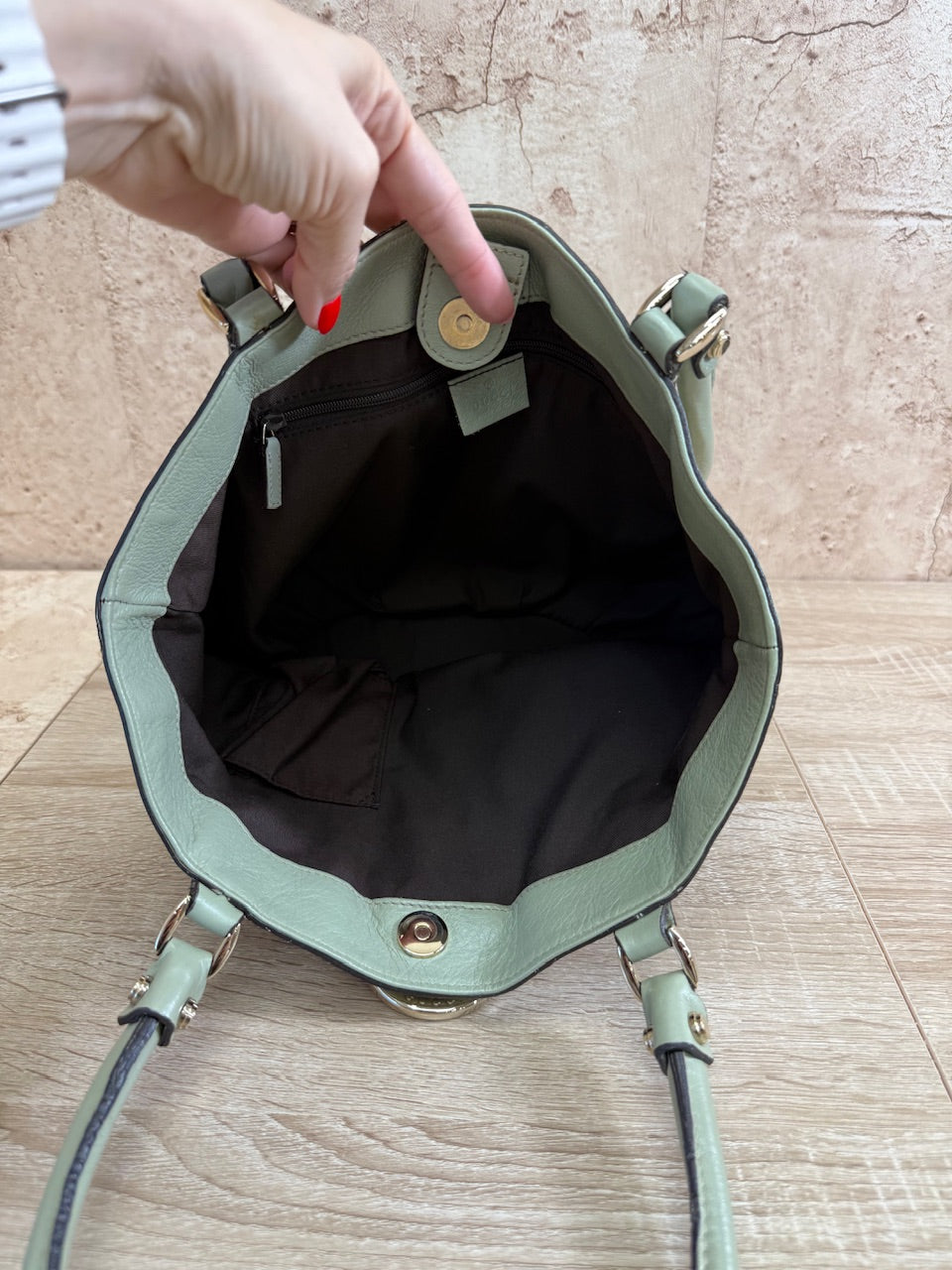 Gucci GG Beige Canvas Abbey Tote Bag