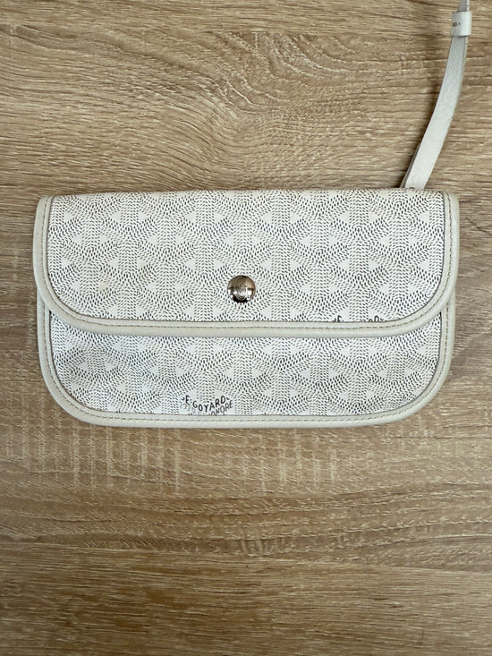 Goyard White Goyardine St. Louis Tote