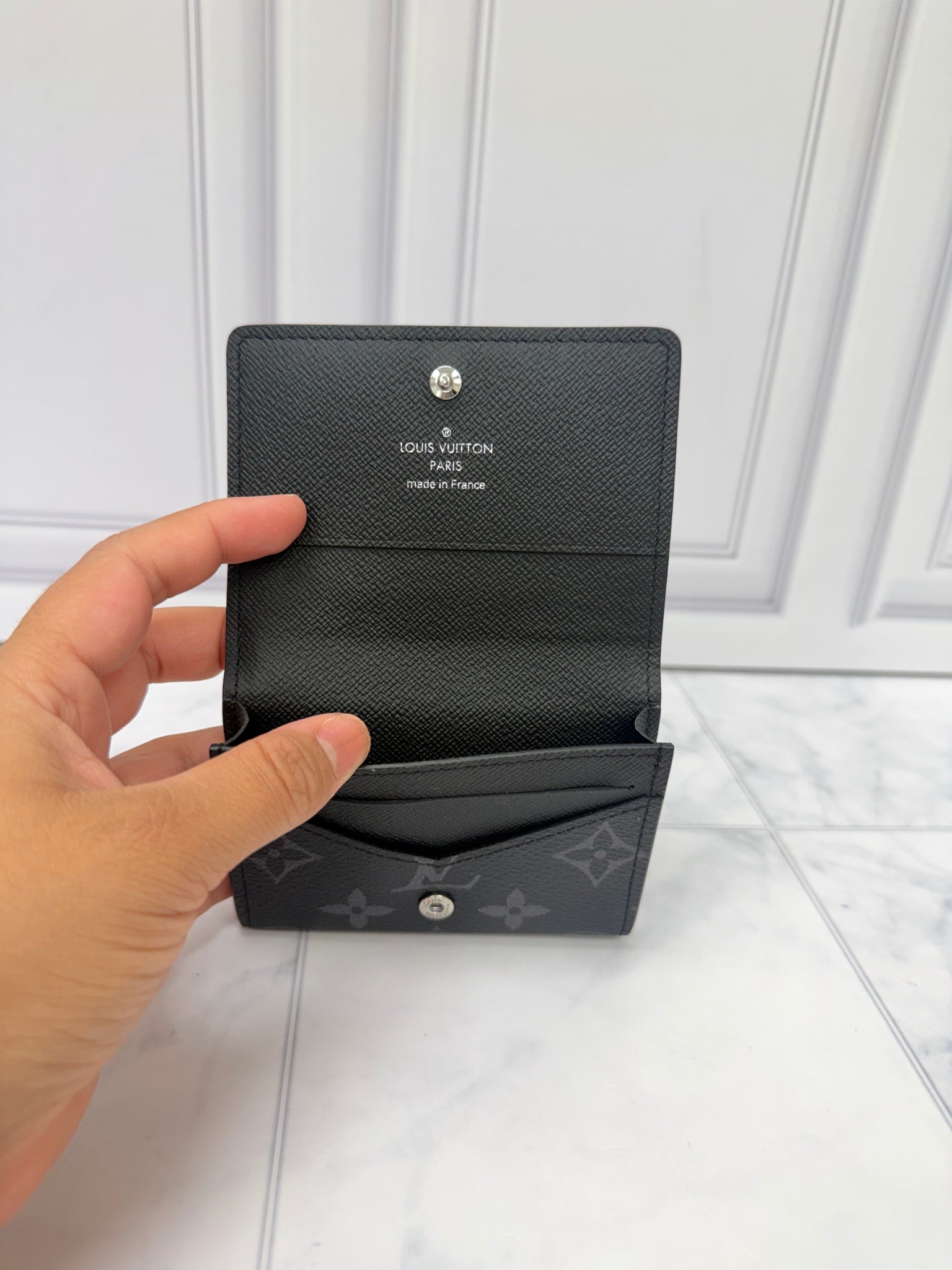 BRAND NEW - Louis Vuitton Monogram Eclipse Card Case