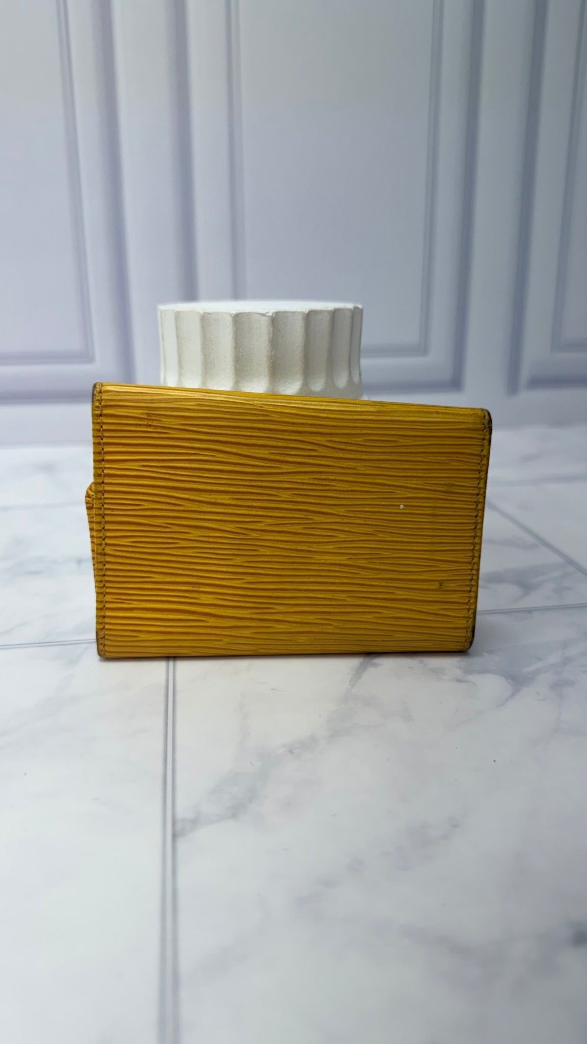 Louis Vuitton Yellow Epi 6 Key Ring Case